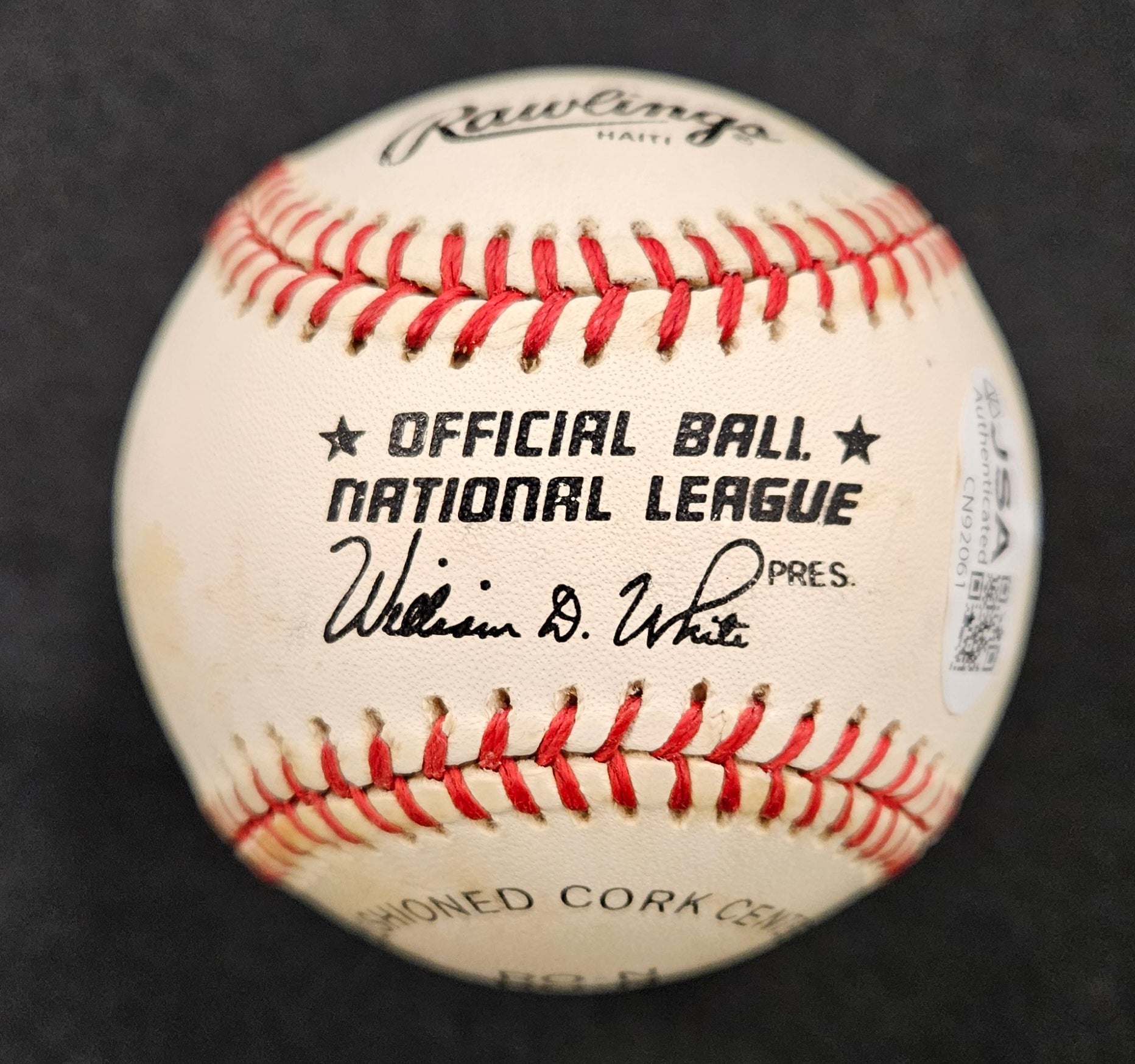Juan Marichal Signed Autographed Rawlings ONL Baseball JSA Authentic