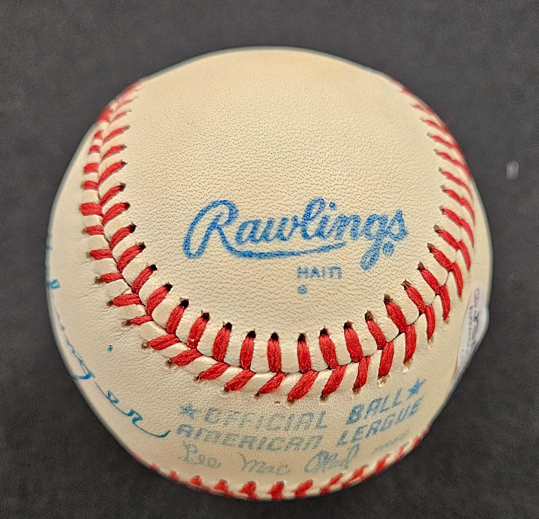 Charlie Gehringer Signed Autographed Rawlings OAL Baseball JSA Authentic