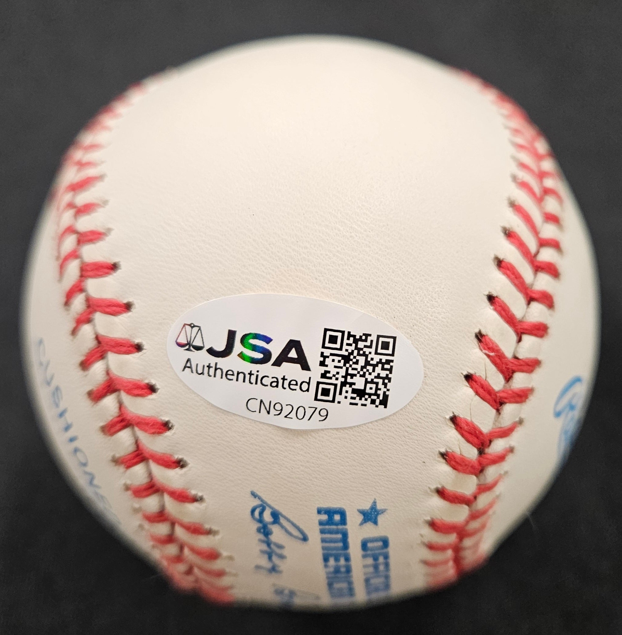 Al Kaline Signed Autographed Rawlings OAL Baseball JSA Authentic *079