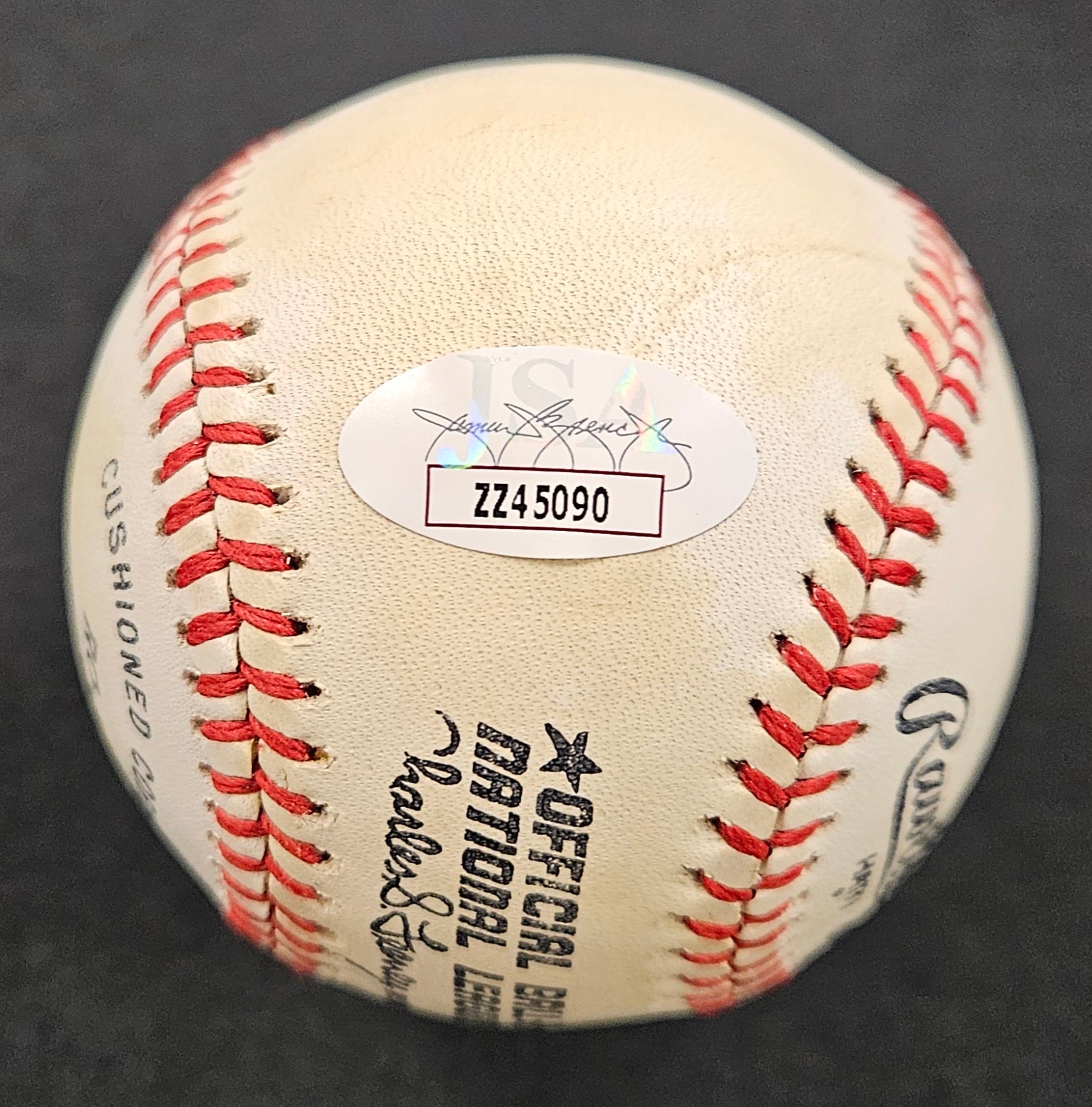 Hank Aaron Signed Autographed Rawlings ONL Baseball JSA Authentic *090 *Read*