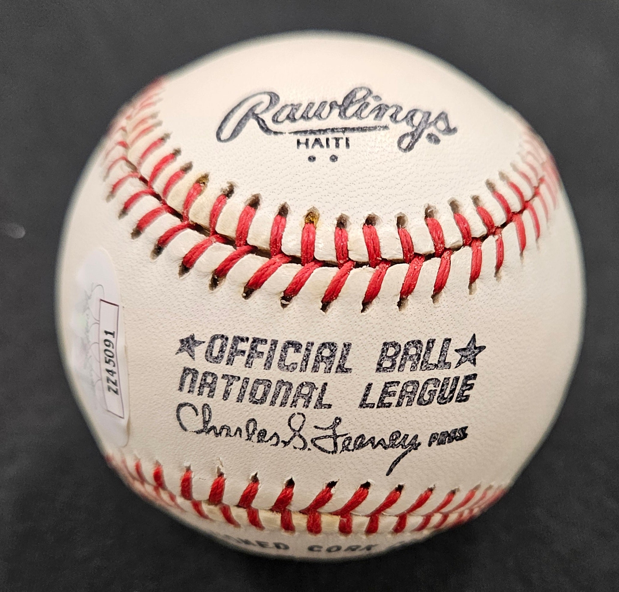 Willie Mays Signed Autographed Rawlings ONL Baseball JSA Authentic *091