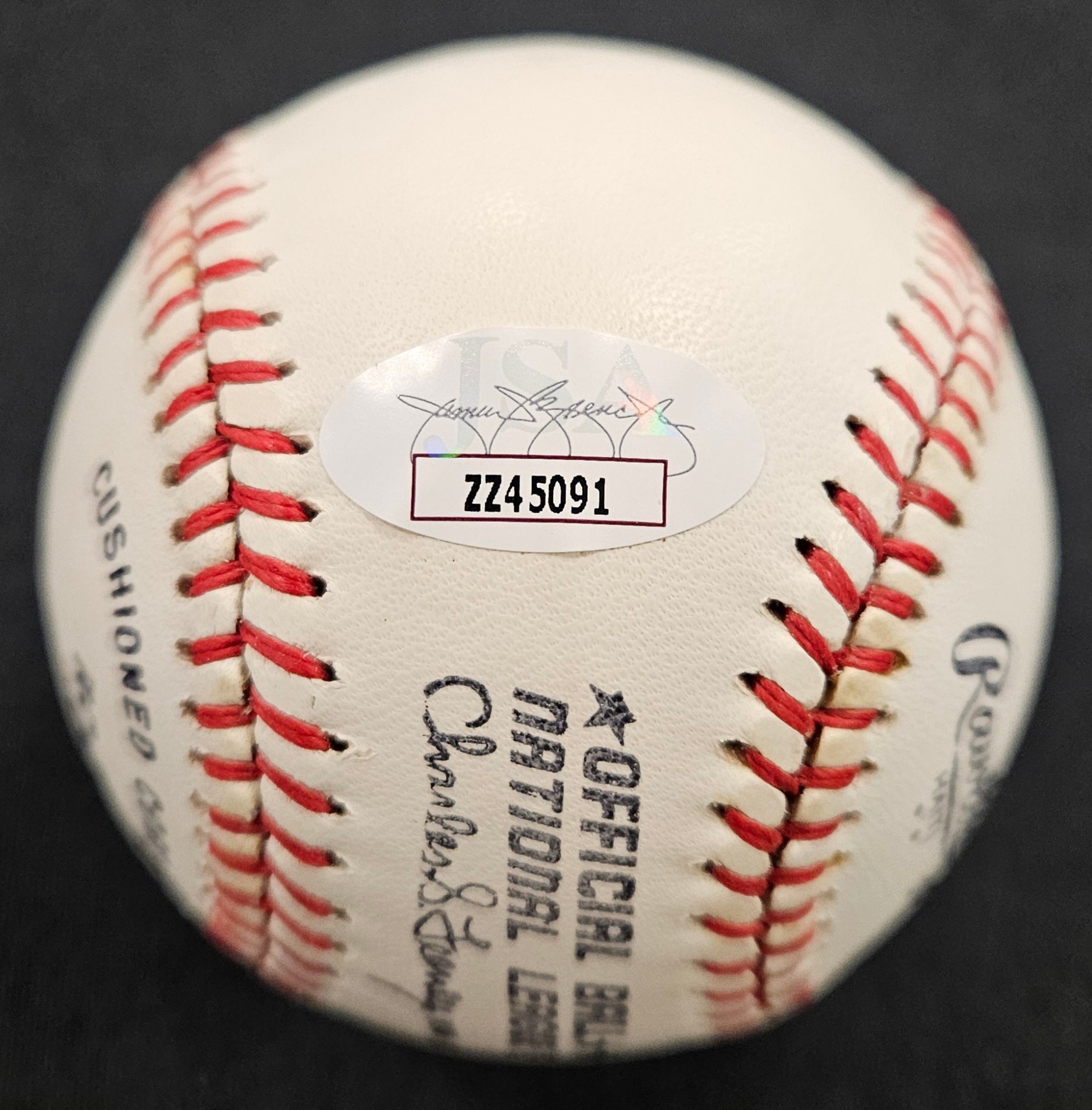 Willie Mays Signed Autographed Rawlings ONL Baseball JSA Authentic *091