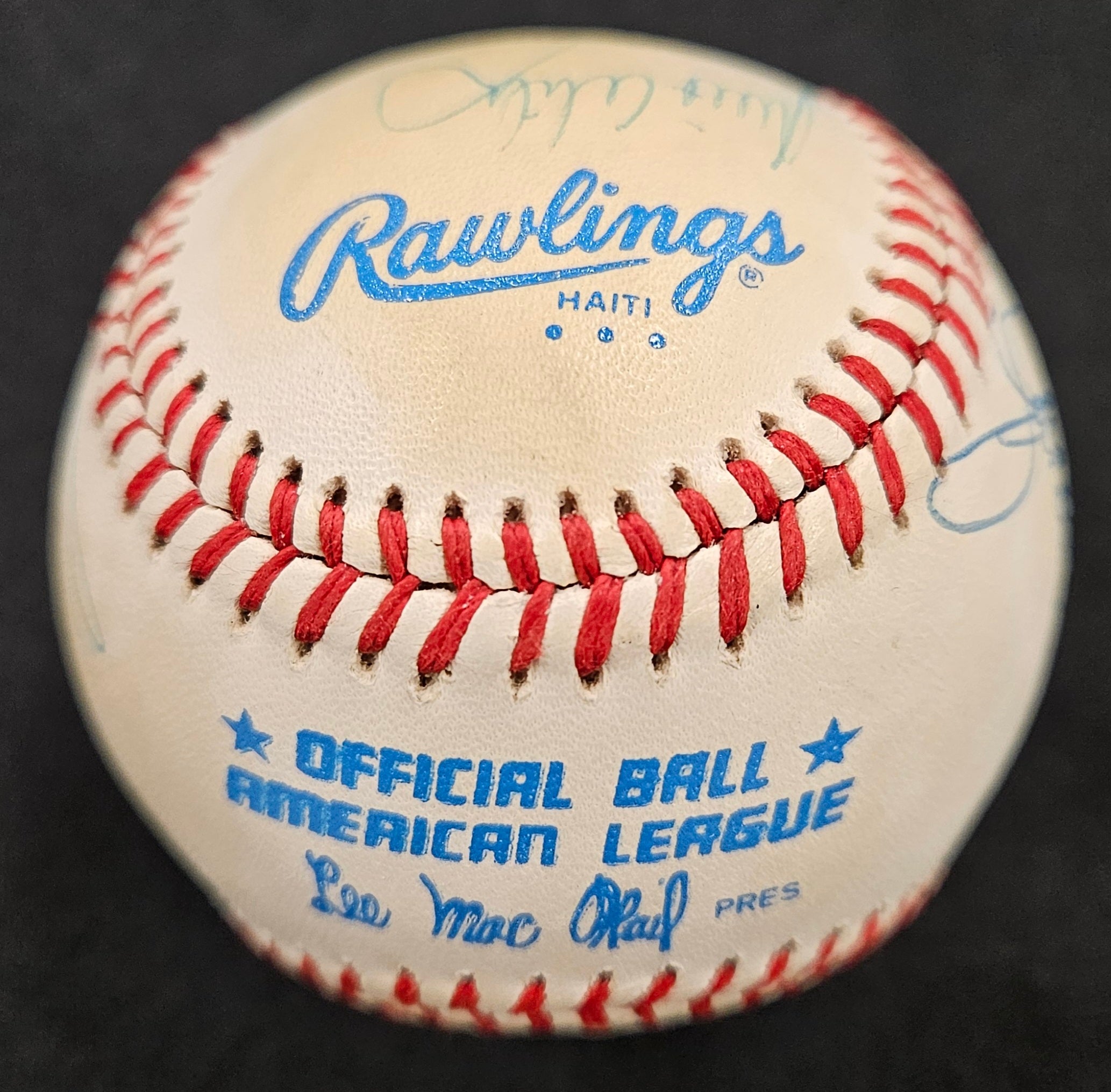 1984 Detroit Tigers Signed Autographed Baseball 8 Autos Sparky/Whitaker++ JSA
