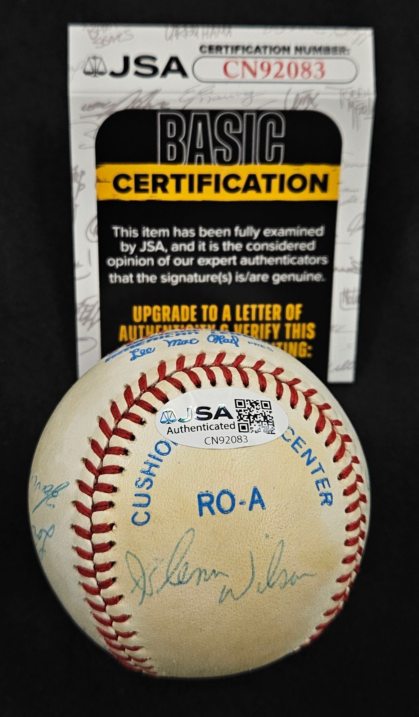 1984 Detroit Tigers Signed Autographed Baseball 8 Autos Sparky/Whitaker++ JSA