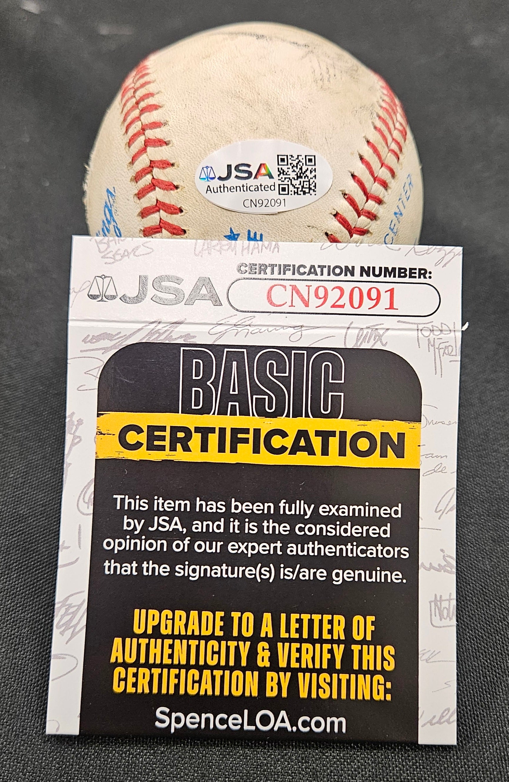 Carl Yastrzemski Signed Autographed Rawlings OAL Baseball JSA Authentic