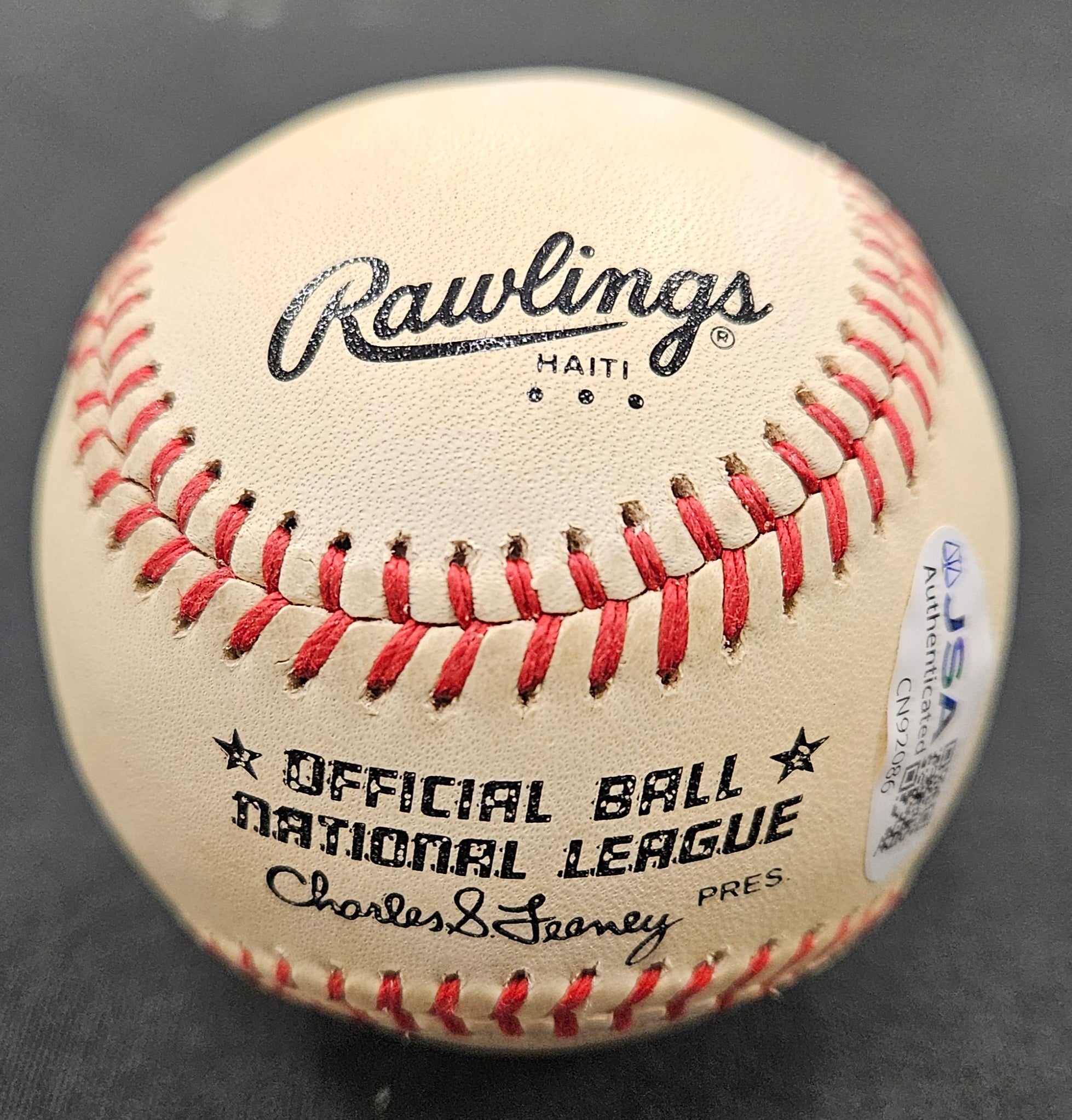 Stan Musial Signed Autographed Rawlings ONL Baseball JSA Authentic