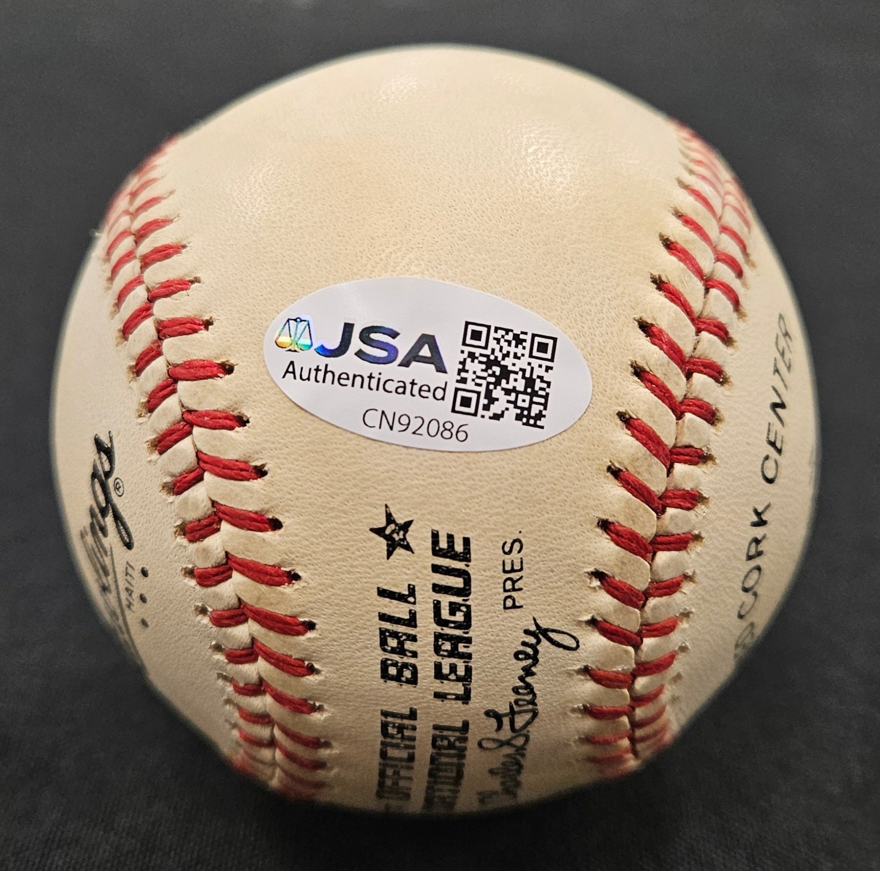 Stan Musial Signed Autographed Rawlings ONL Baseball JSA Authentic