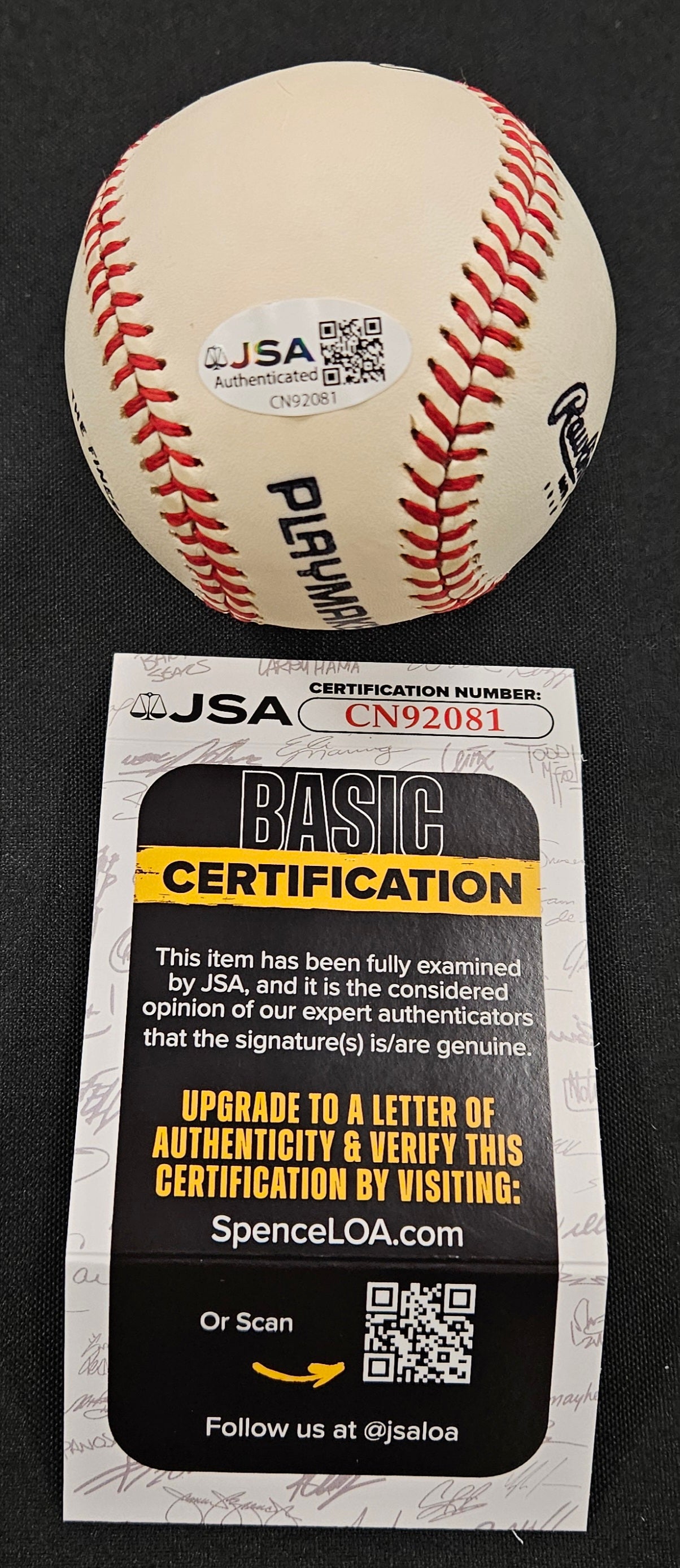Lou Brock Signed Autographed 3000th Hit Rawlings Baseball JSA Authentic