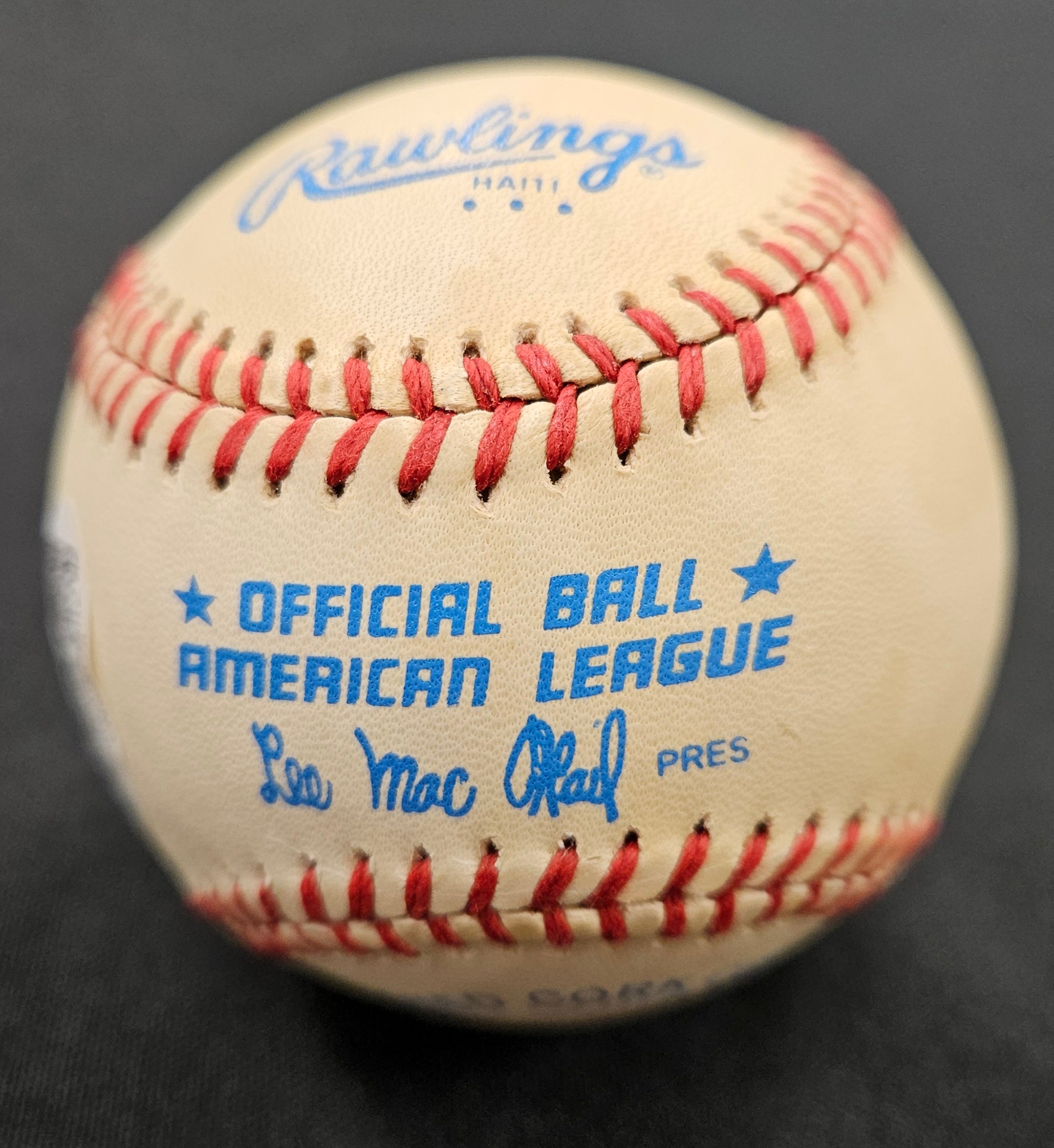 Ernie Harwell Signed Autographed Rawlings OAL Baseball JSA Authentic