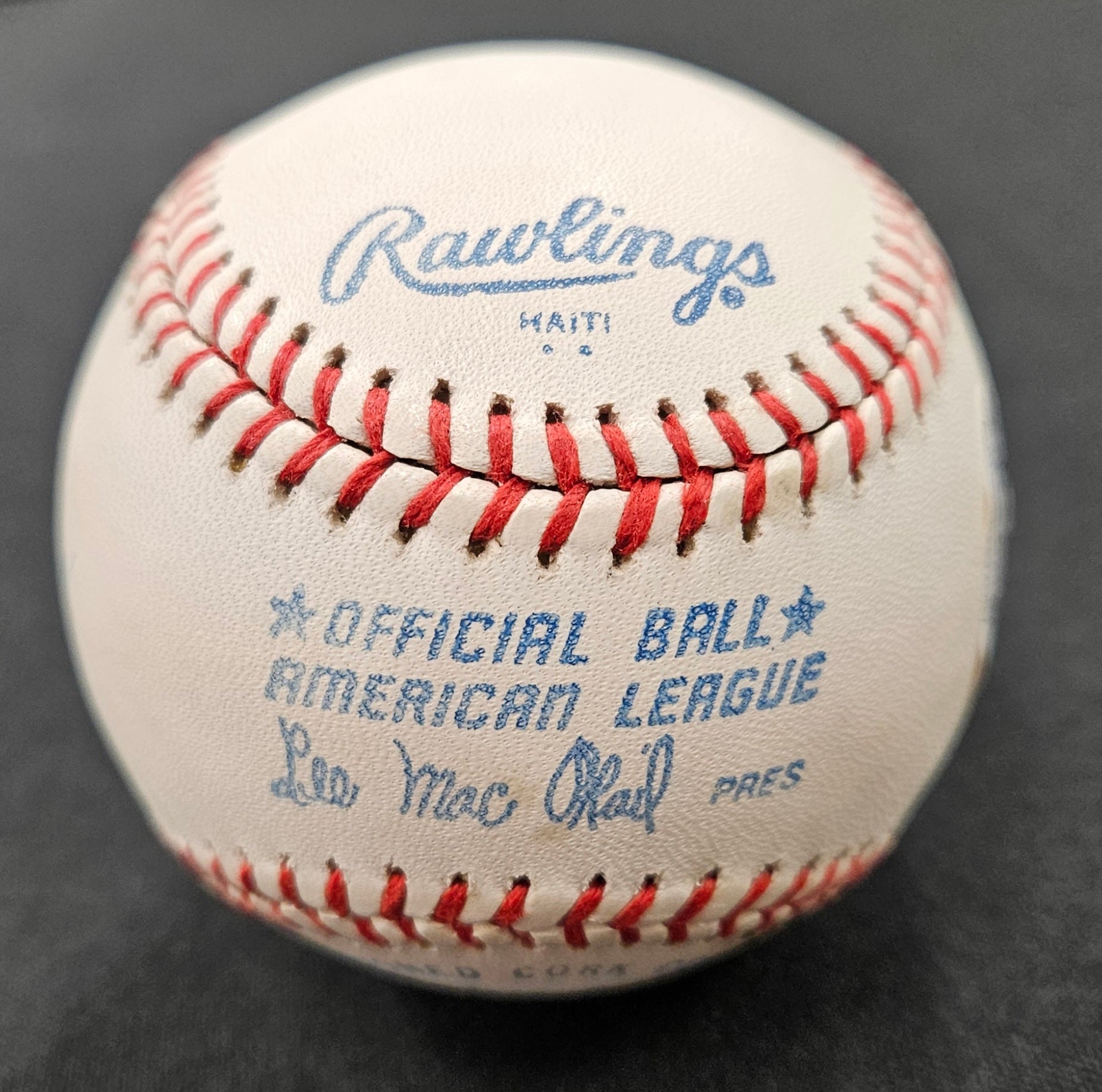 Whitey Ford Signed Autographed Rawlings OAL Baseball JSA Authentic