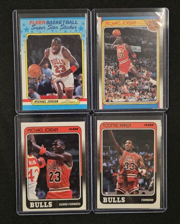 1988-89 Fleer Basketball Near Complete Set (131/132) W/ Stickers NM-MT