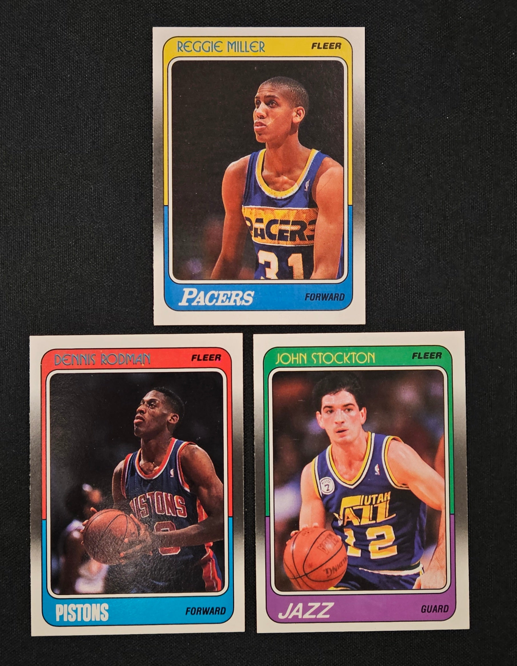 1988-89 Fleer Basketball Near Complete Set (131/132) W/ Stickers NM-MT