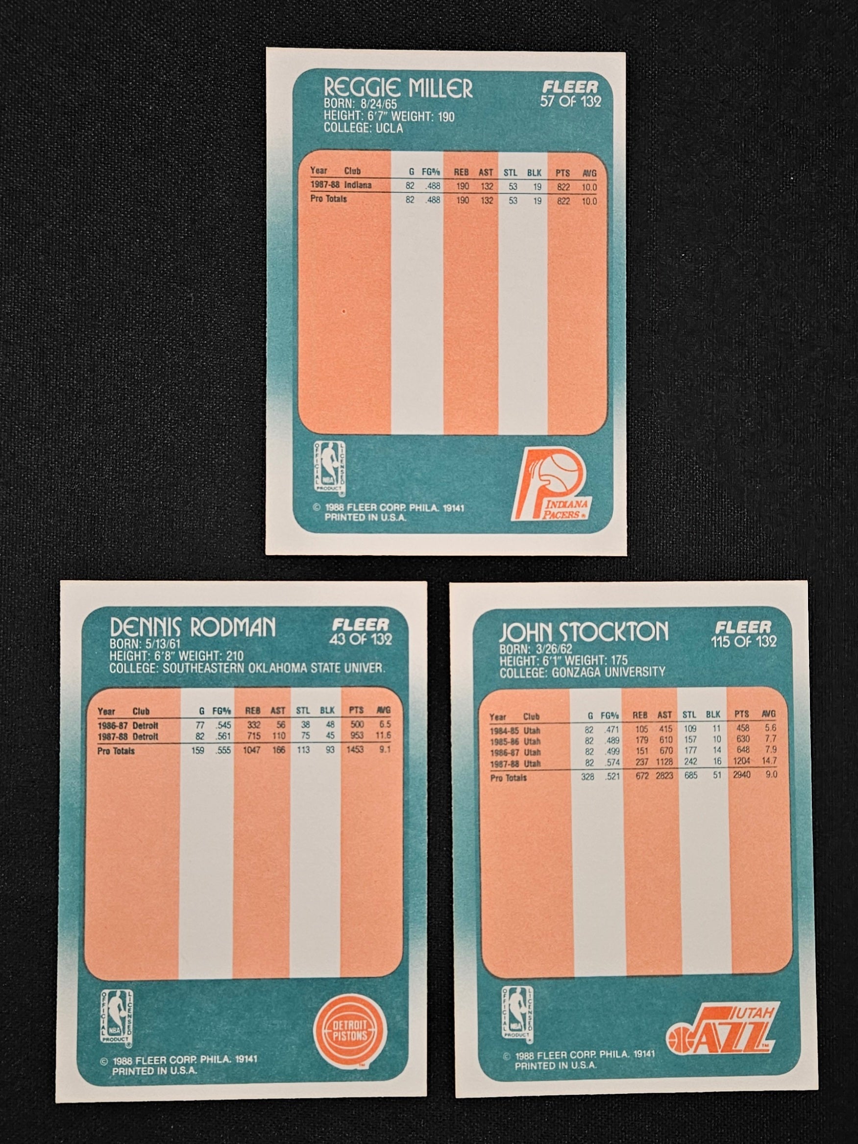 1988-89 Fleer Basketball Near Complete Set (131/132) W/ Stickers NM-MT