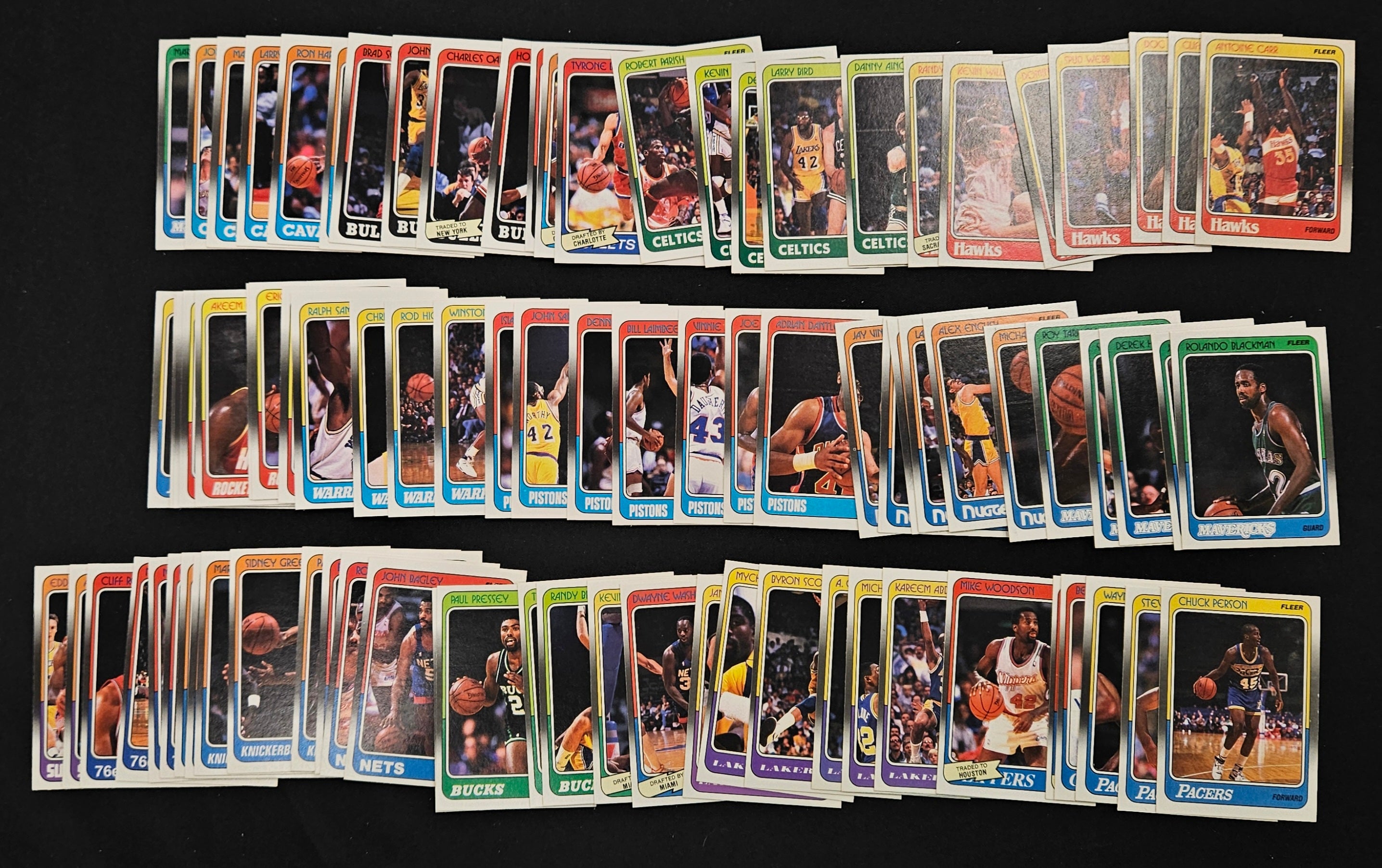 1988-89 Fleer Basketball Near Complete Set (131/132) W/ Stickers NM-MT