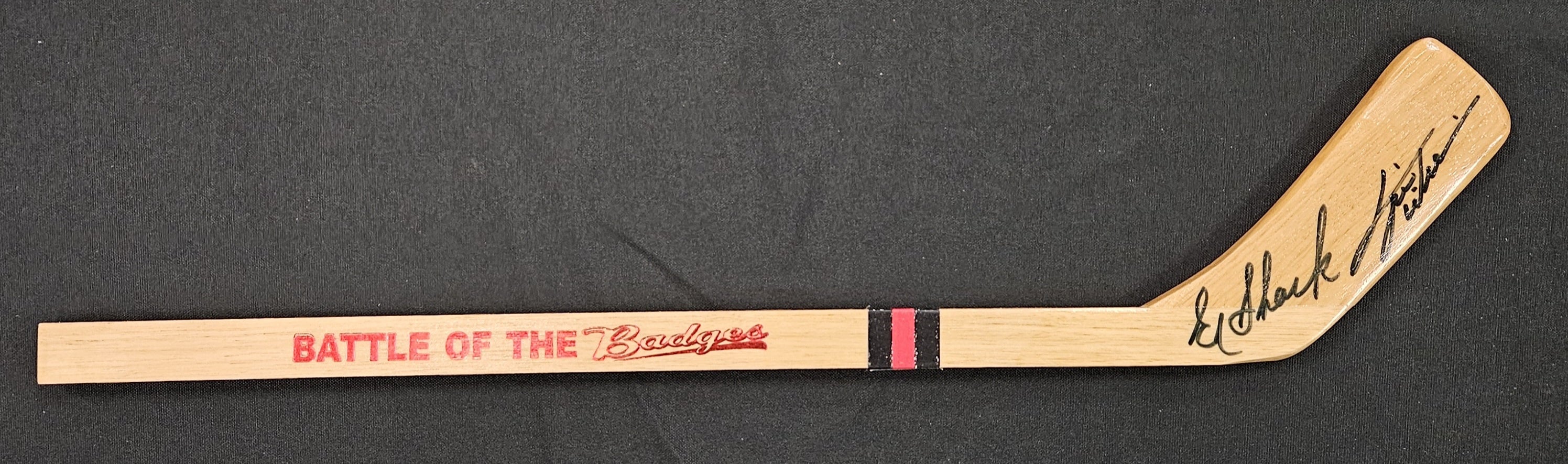 Ed Shack/Tiger Williams Signed Autographed Mini Stick JSA Authentic