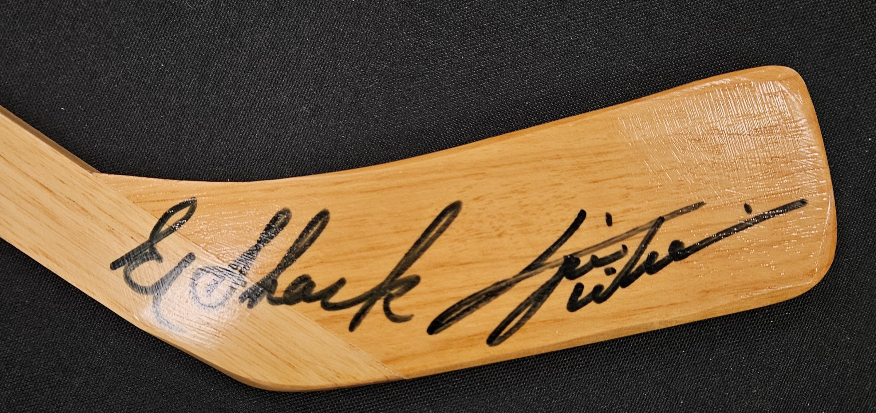 Ed Shack/Tiger Williams Signed Autographed Mini Stick JSA Authentic