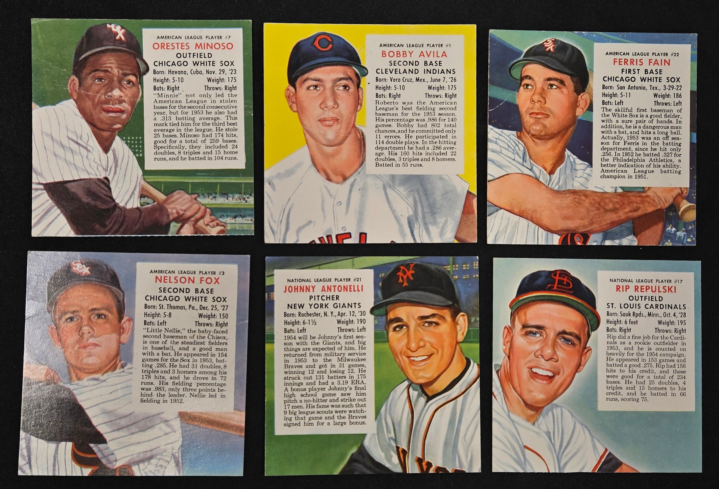 1954 Red Man Lot Of 26 No Tabs Low Grade
