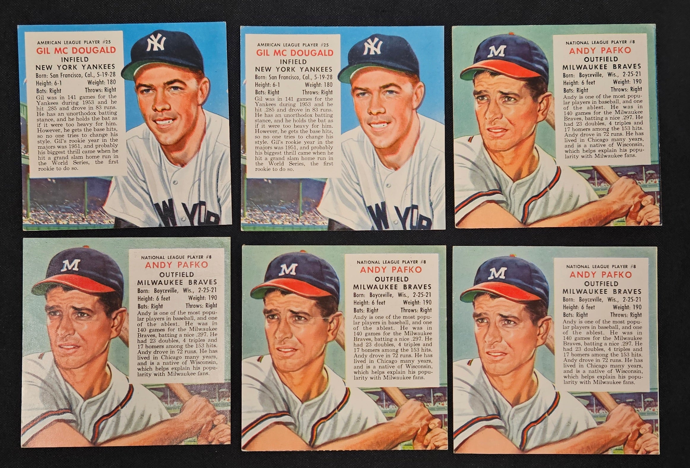 1954 Red Man Lot Of 26 No Tabs Low Grade