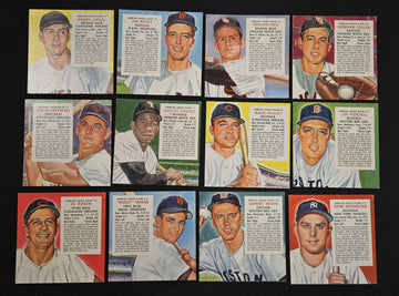 1954 Red Man Near Complete Set 36/50 No Tabs Low Grade