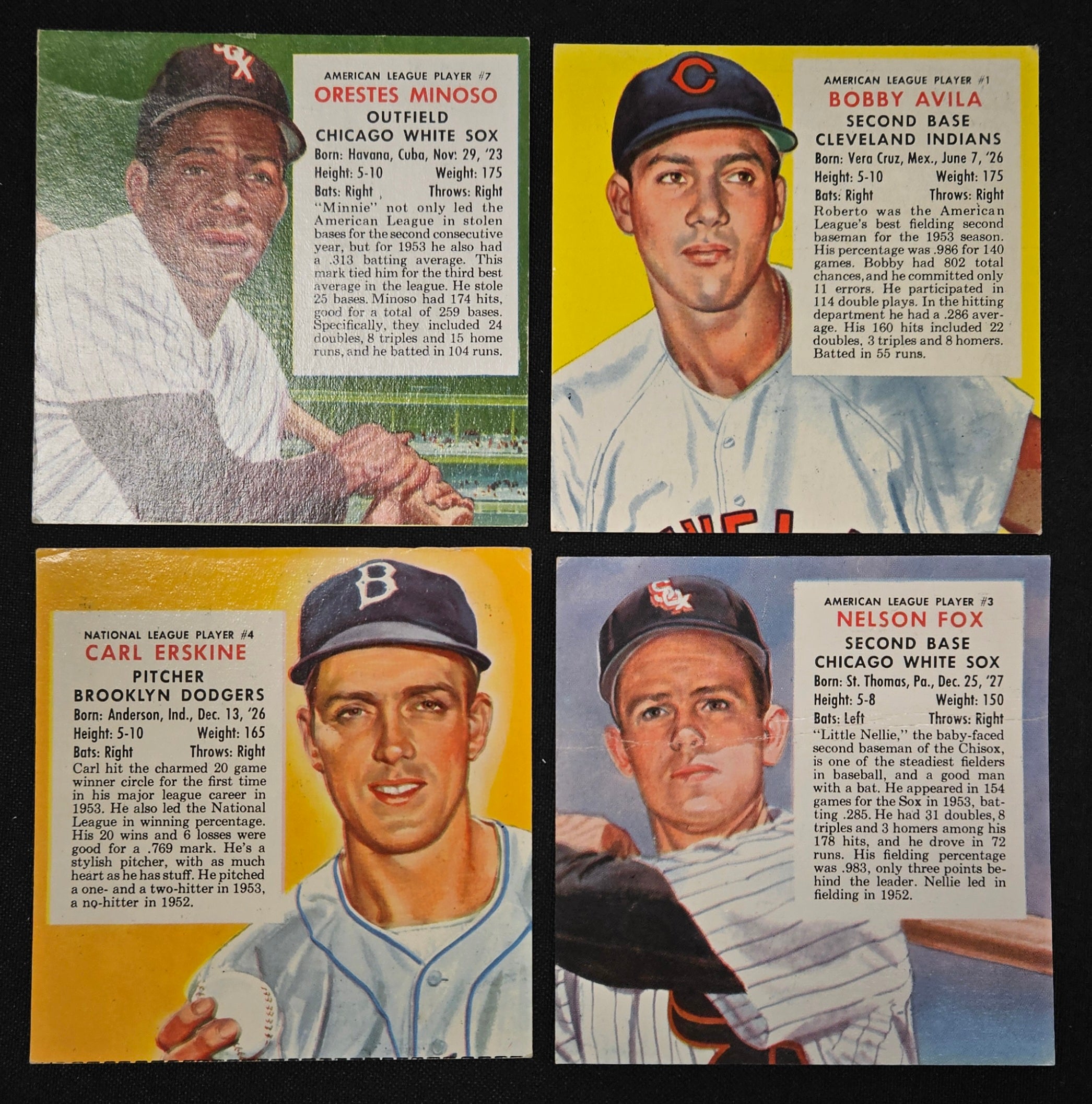 1954 Red Man Lot Of 14 Different No Tabs Low Grade