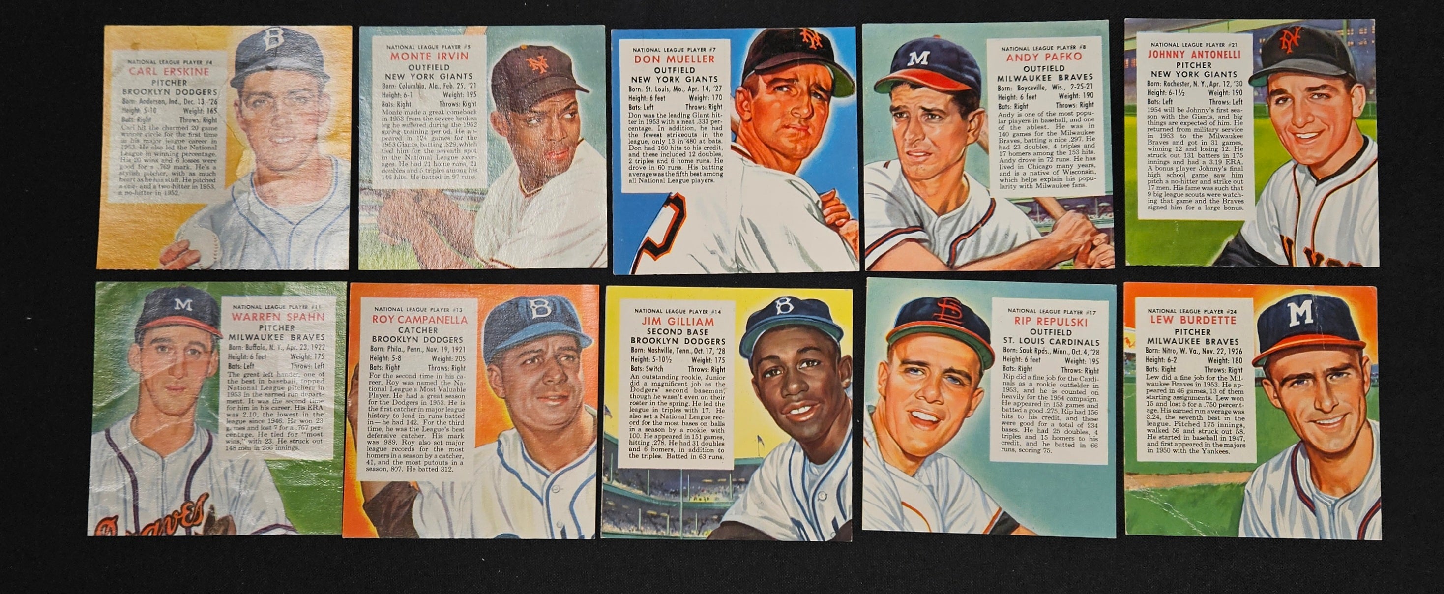 1954 Red Man Lot Of 25 Different No Tabs Low Grade