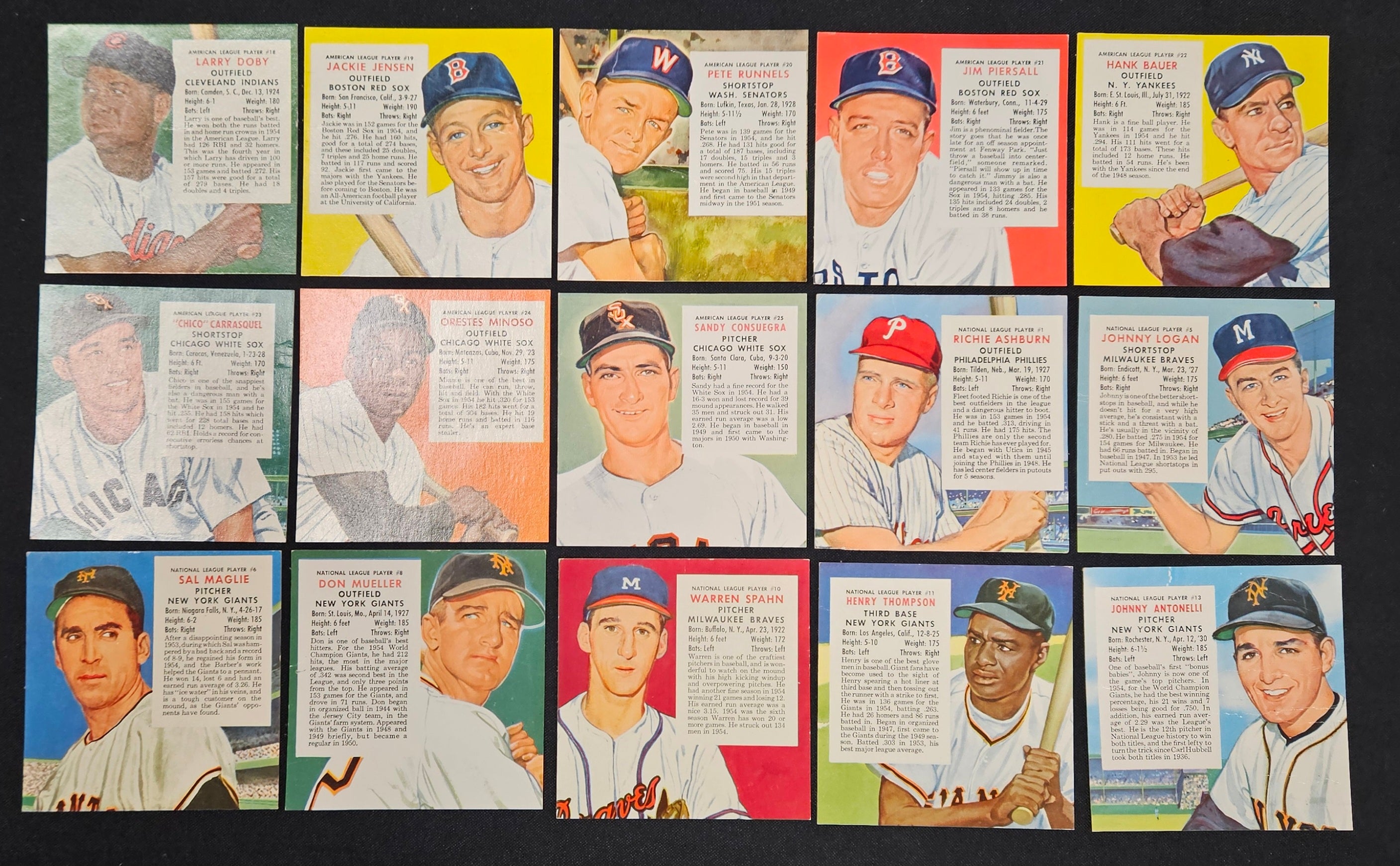 1955 Red Man Near Complete Set 42/50 No Tabs Low Grade