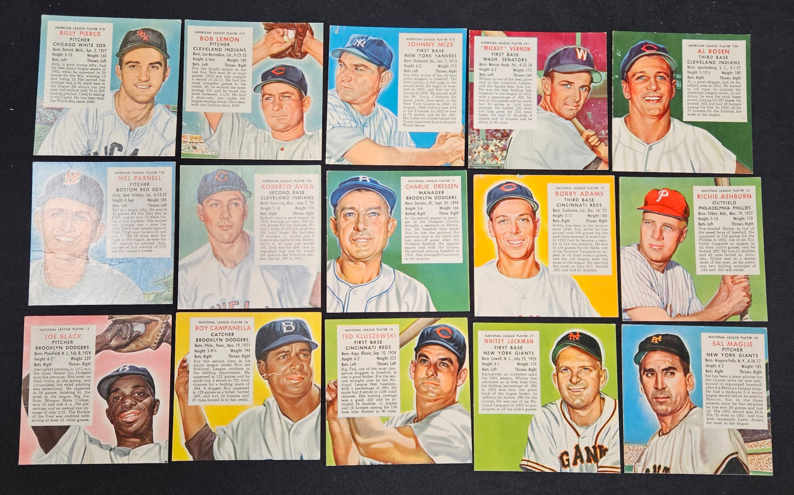 1953 Red Man Near Complete Set 43/52 No Tabs Low Grade