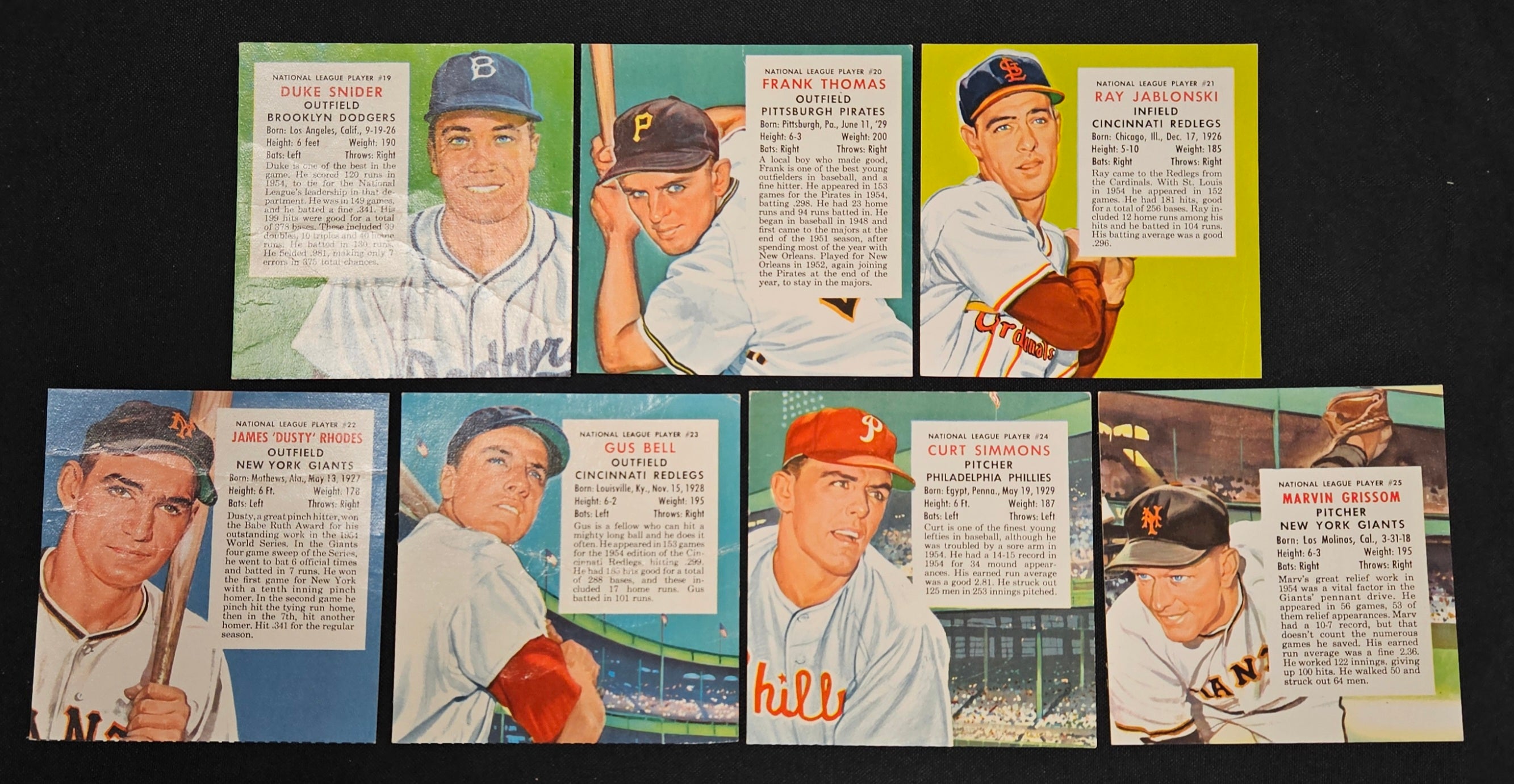 1955 Red Man Near Complete Set 47/50 No Tabs Low Grade