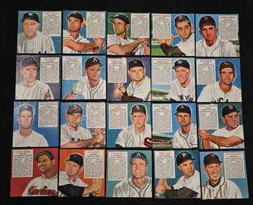 1952 Red Man Near Complete Set 45/52 No Tabs Low Grade
