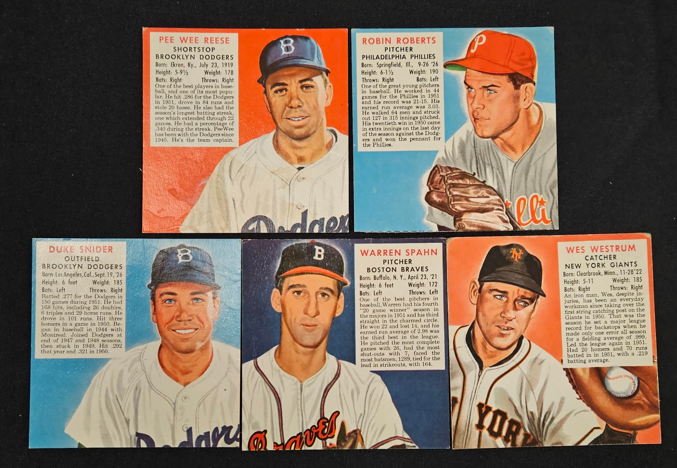 1952 Red Man Near Complete Set 45/52 No Tabs Low Grade