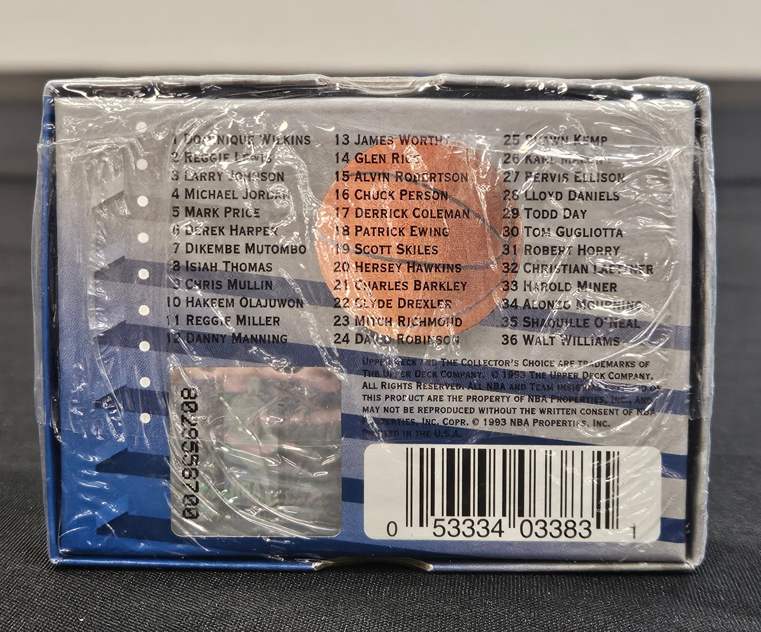1992-93 Upper Deck NBA MVP Hologram Complete Set Factory Sealed
