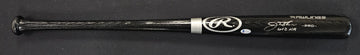 Jim Thome Signed Inscribed Autographed Rawlings Pro Baseball Bat Beckett Cert.