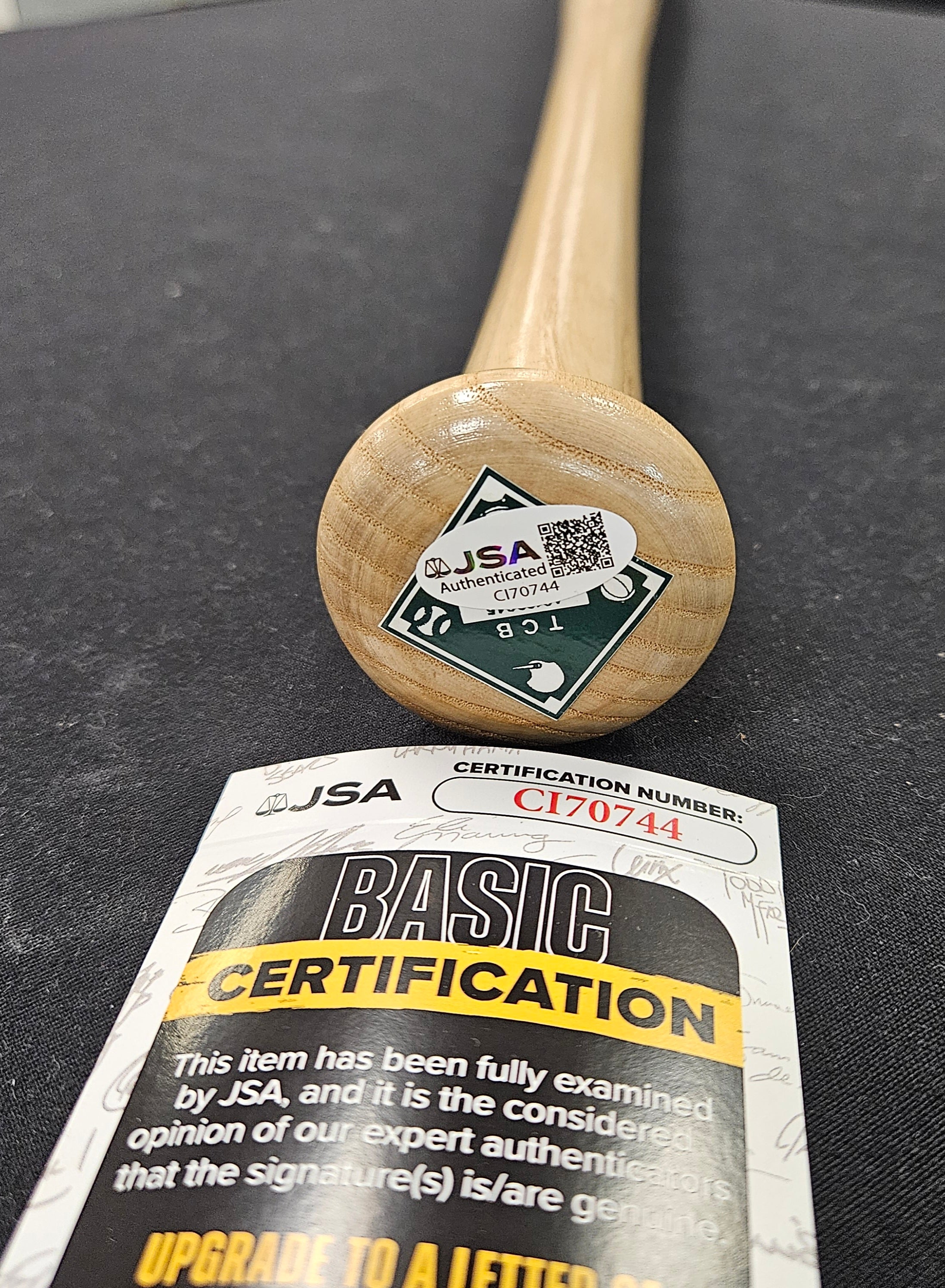 Frank Robinson Signed Inscribed Autographed H.O.F. Rawlings Baseball Bat JSA