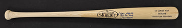 Maury Wills Signed Autographed Louisville Slugger Bat w/3 Inscriptions DA71567