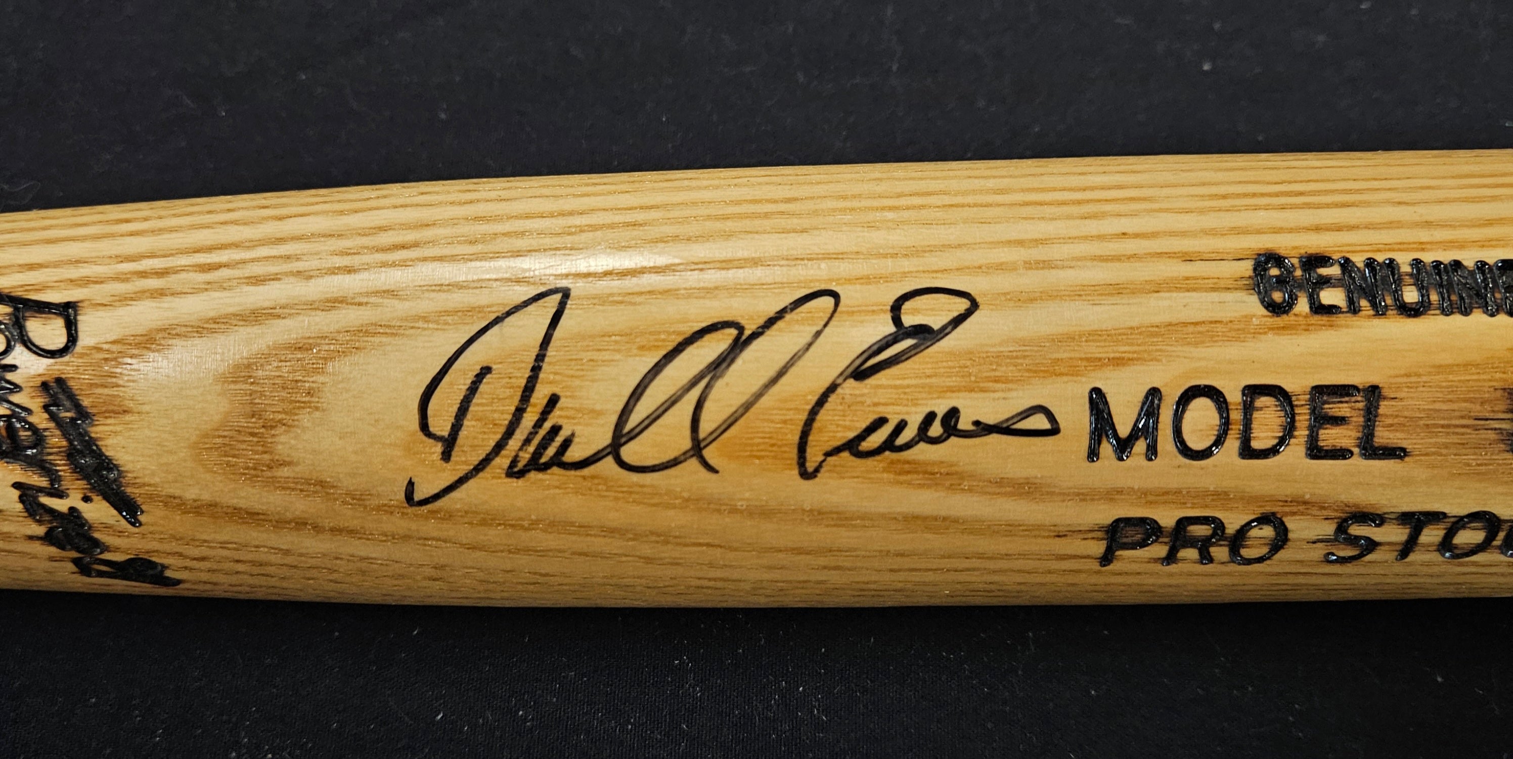 Darrell Evans Signed Autographed Louisville Slugger Pro Stock Baseball Bat