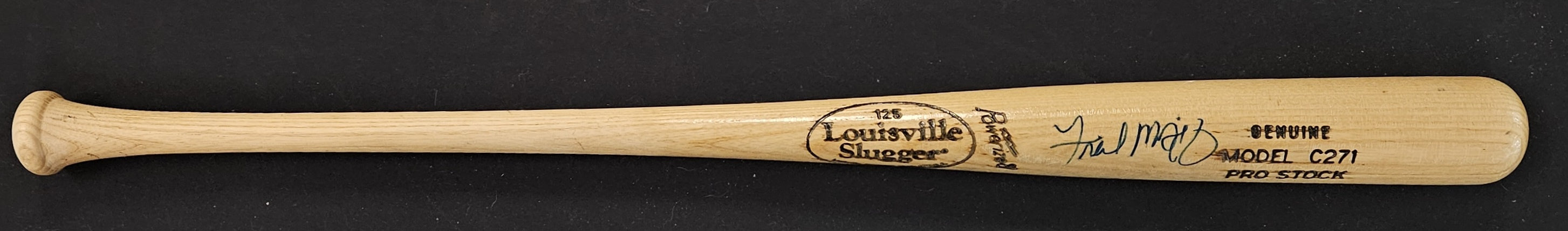 Fred McGriff Signed Autographed Louisville Slugger Baseball Bat JSA Authentic