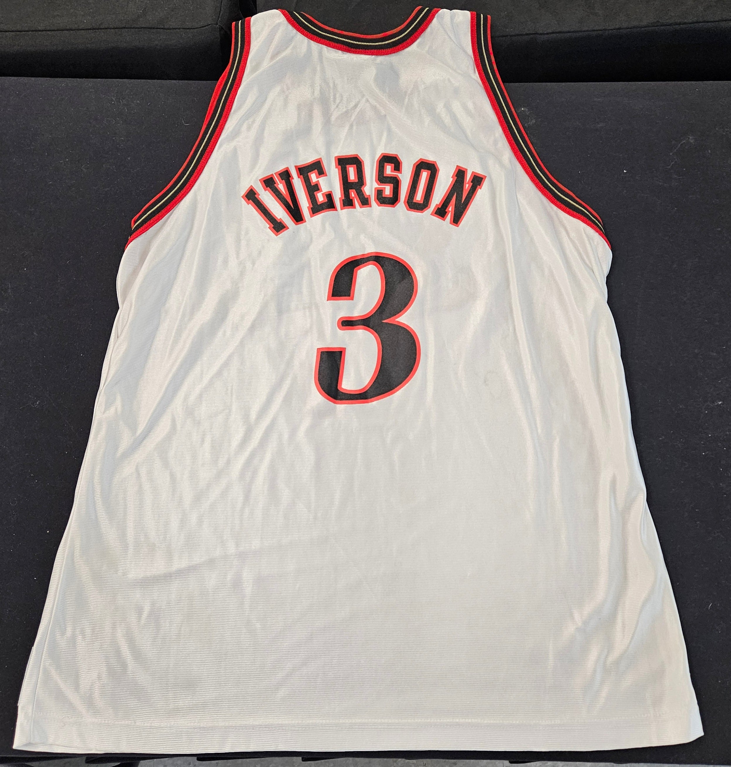Allen Iverson Signed Autographed Champion Philadelphia 76ers Jersey JSA