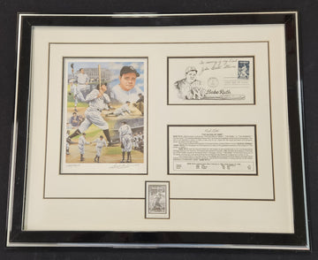 Stanton Arts Babe Ruth Major League Memories Julia Ruth Stevens Auto Framed