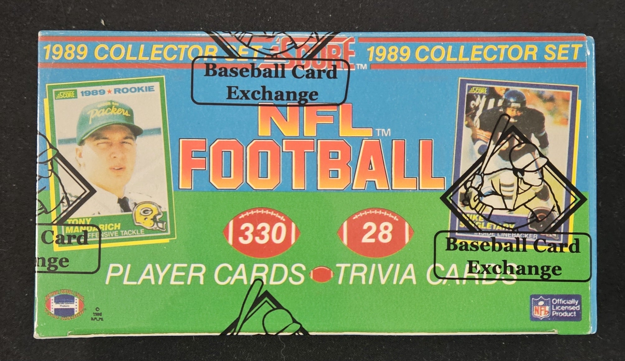 1989 Score Football Complete Collector Factory Set BBCE Wrapped