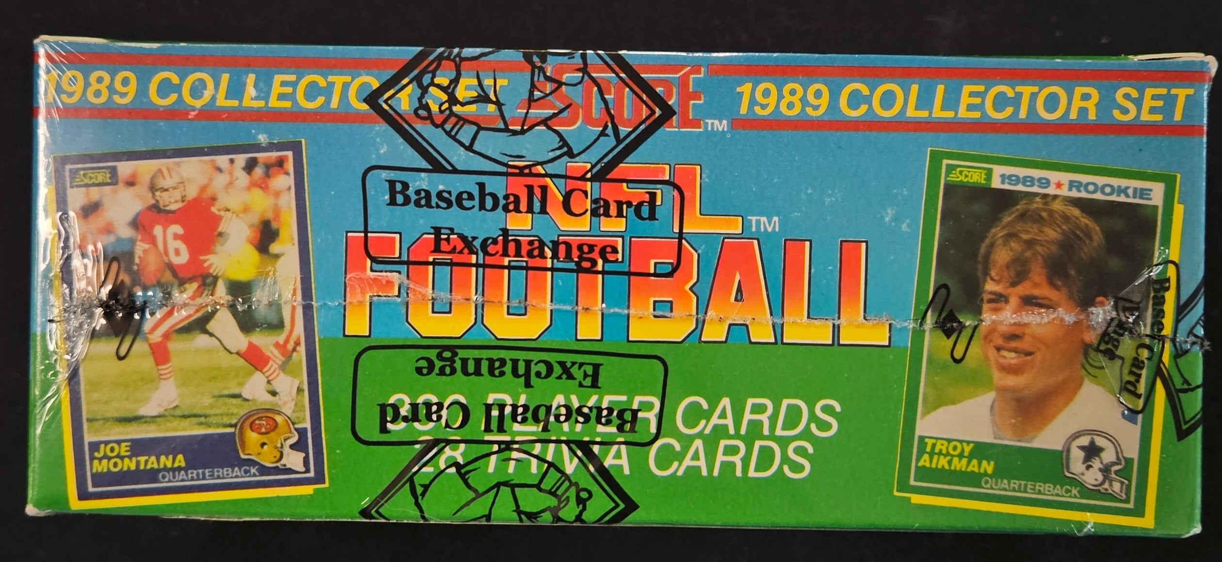 1989 Score Football Complete Collector Factory Set BBCE Wrapped