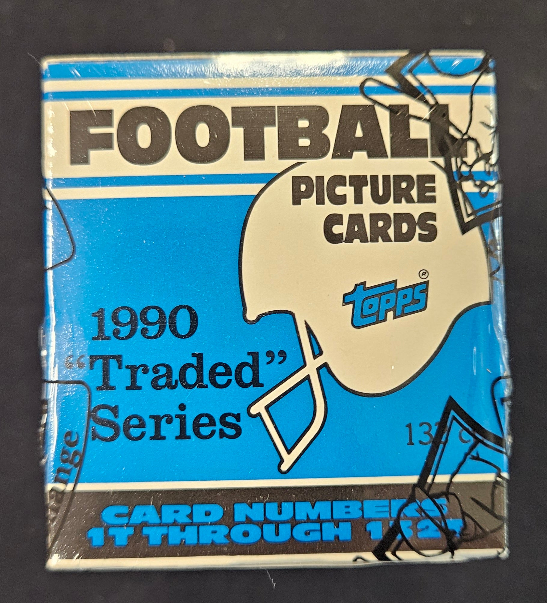 1990 Topps Traded Football Complete Factory Set BBCE Wrapped