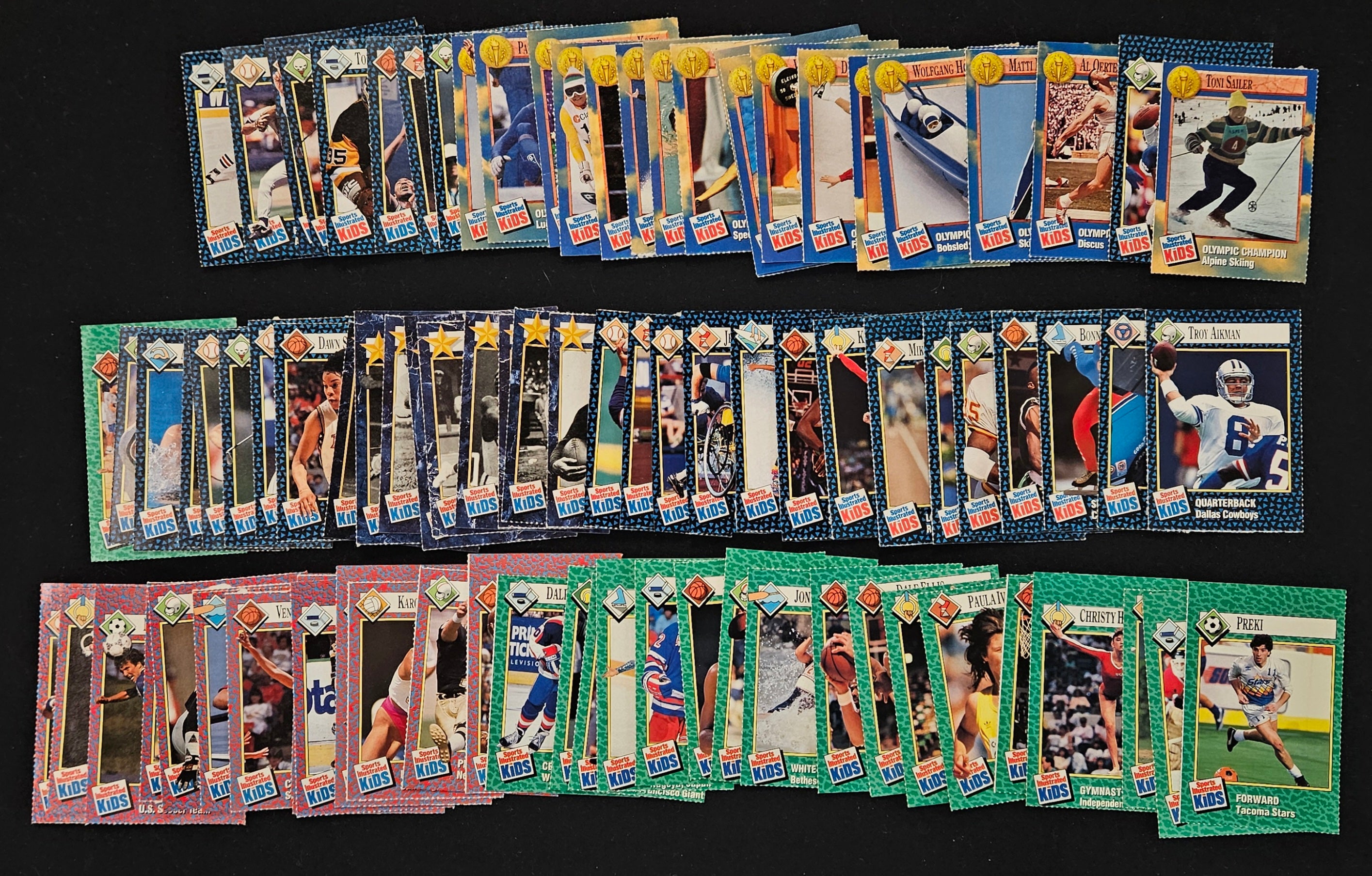 1990-92 Sports Illustrated For Kids Lot Of 150 Different Cards