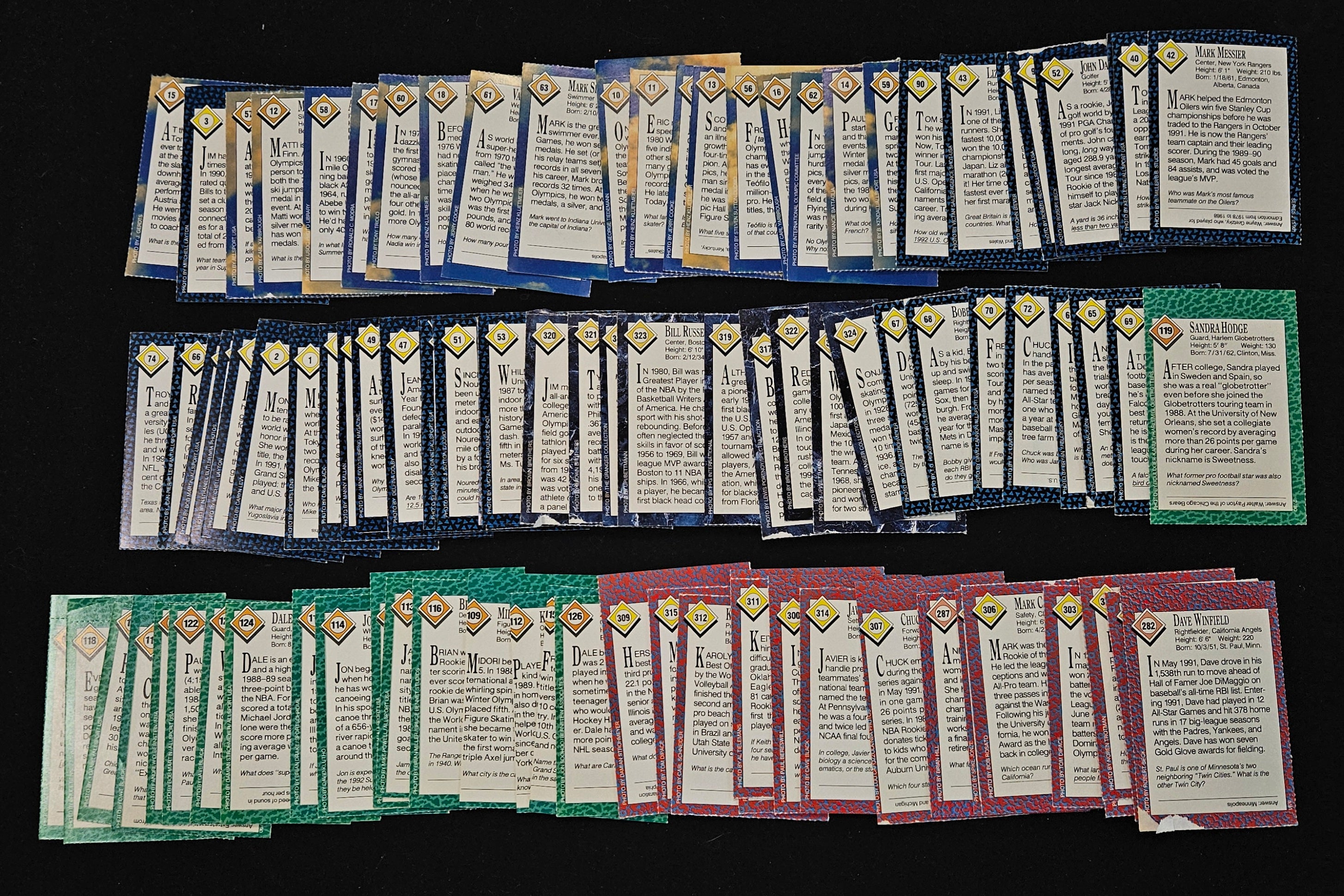 1990-92 Sports Illustrated For Kids Lot Of 150 Different Cards