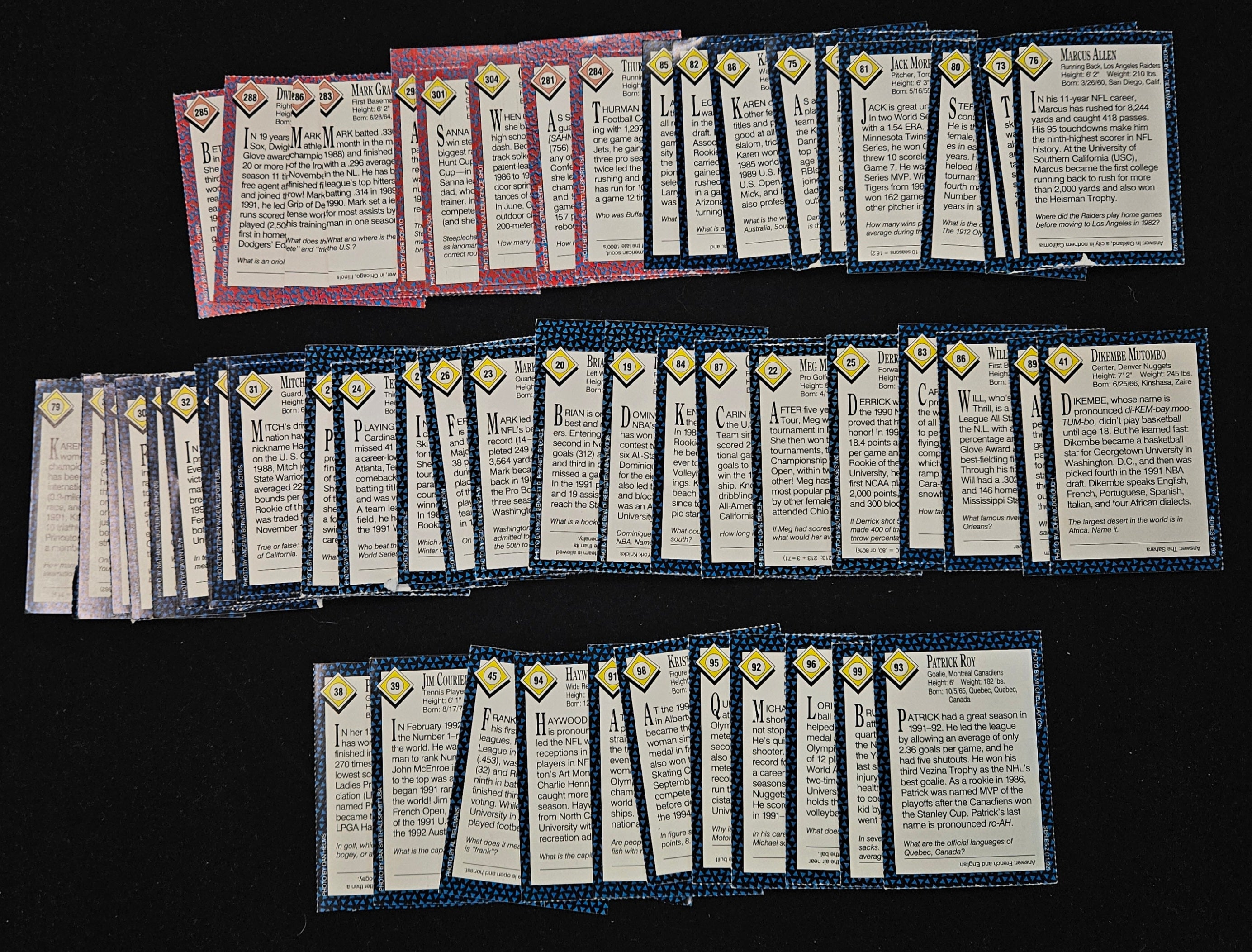 1990-92 Sports Illustrated For Kids Lot Of 150 Different Cards
