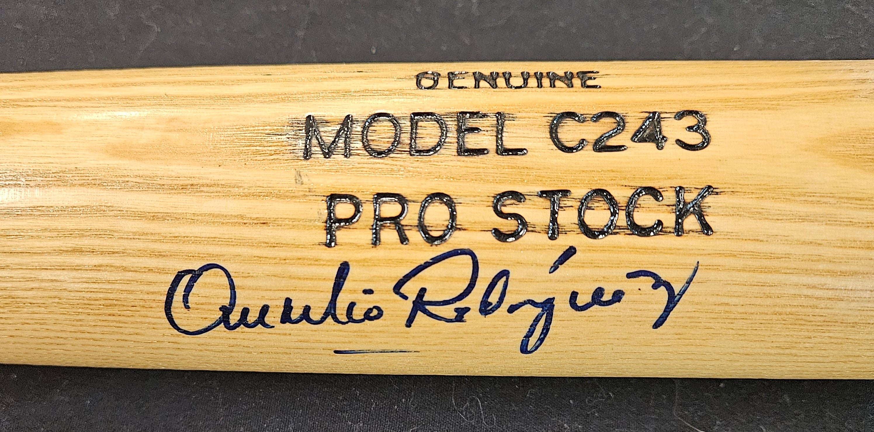Aurelio Rodriguez Signed Autographed Louisville Slugger Baseball Bat JSA