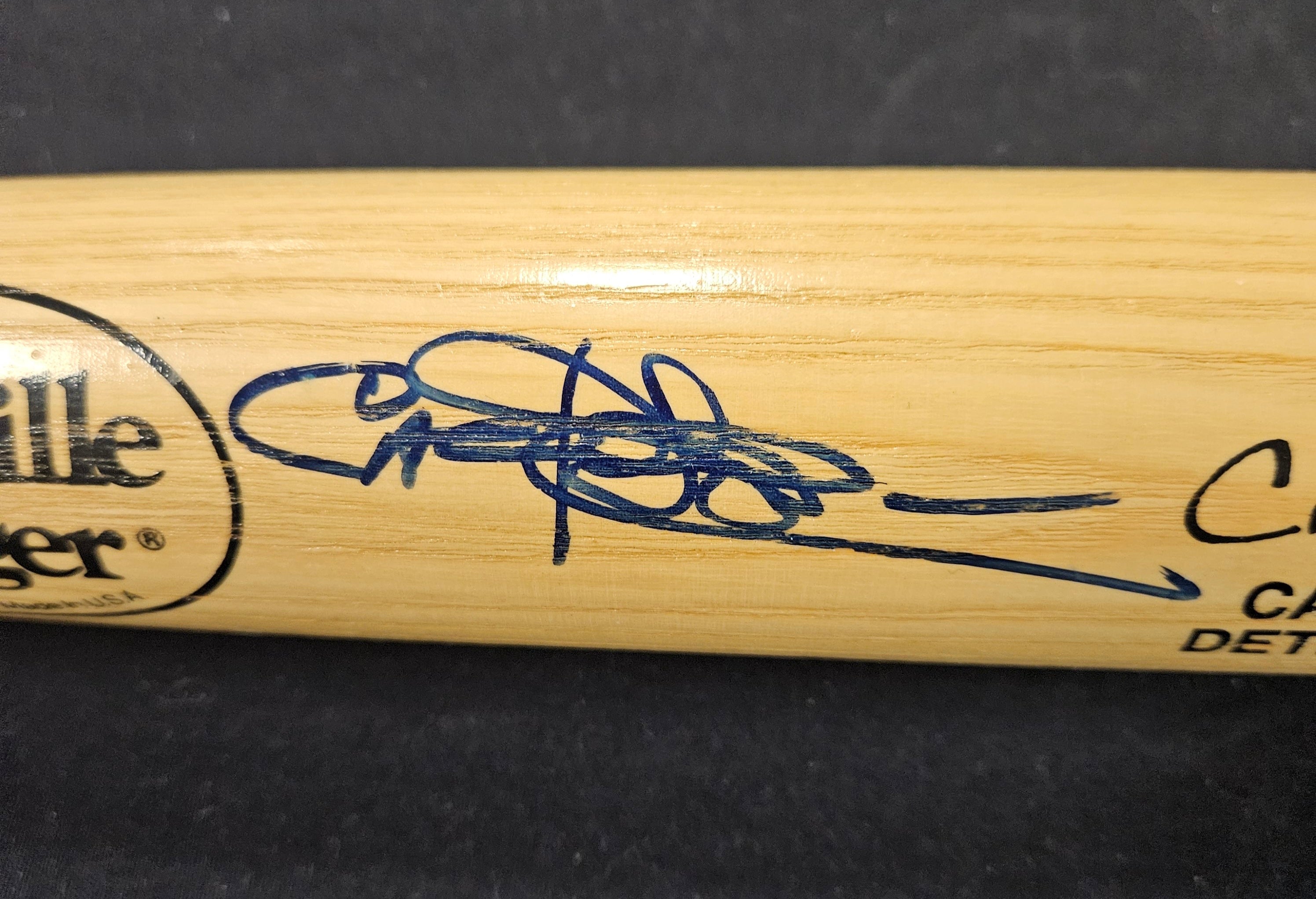 Carlos Pena Signed Autographed Louisville Slugger Baseball Bat JSA Authentic
