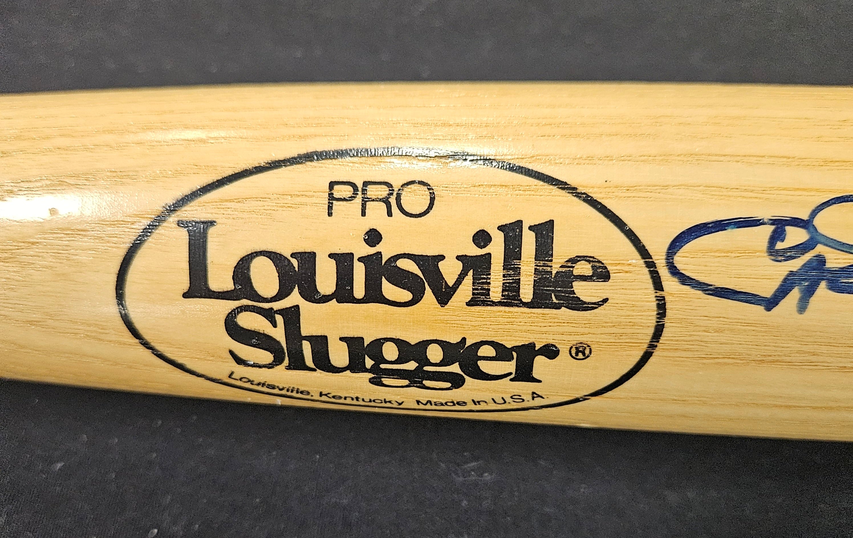 Carlos Pena Signed Autographed Louisville Slugger Baseball Bat JSA Authentic