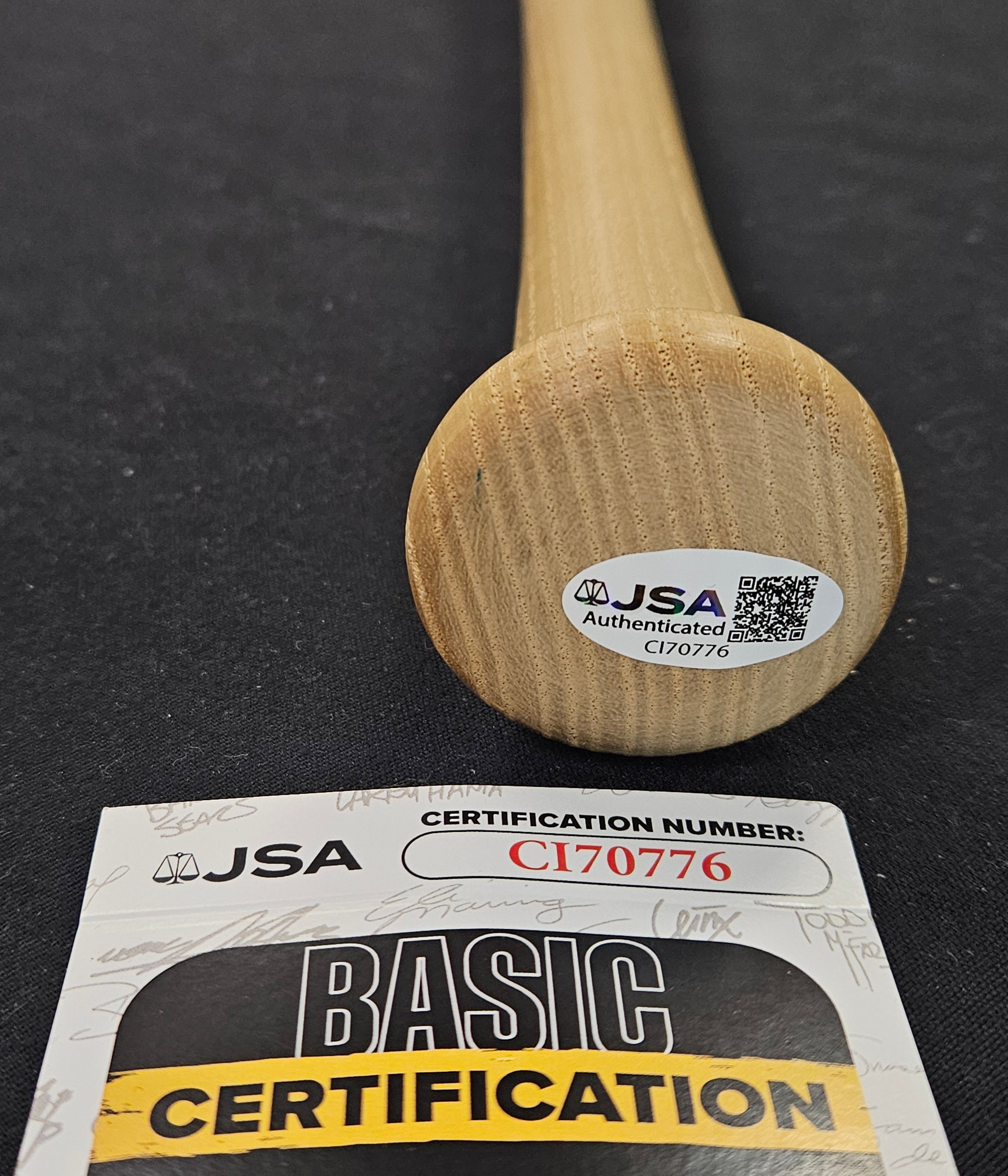 Carlos Pena Signed Autographed Louisville Slugger Baseball Bat JSA Authentic