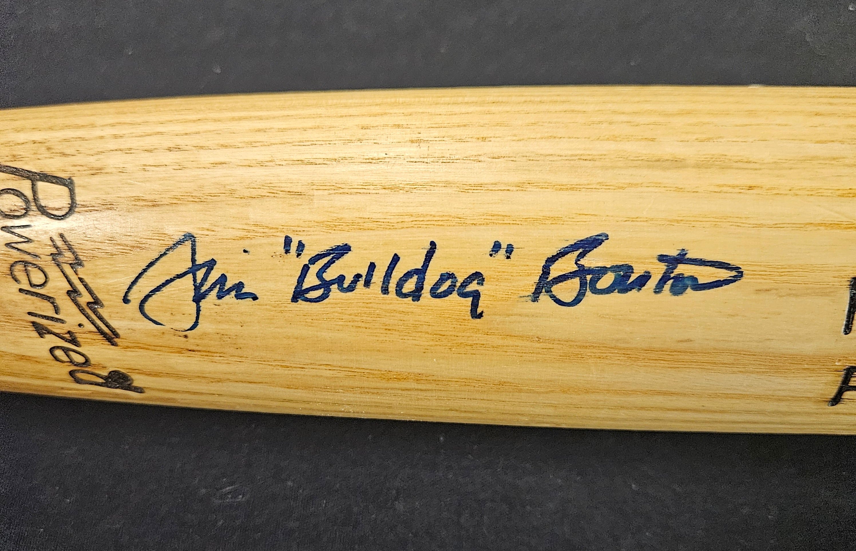 Jim Bouton Signed Autographed Louisville Slugger Baseball Bat JSA Authentic