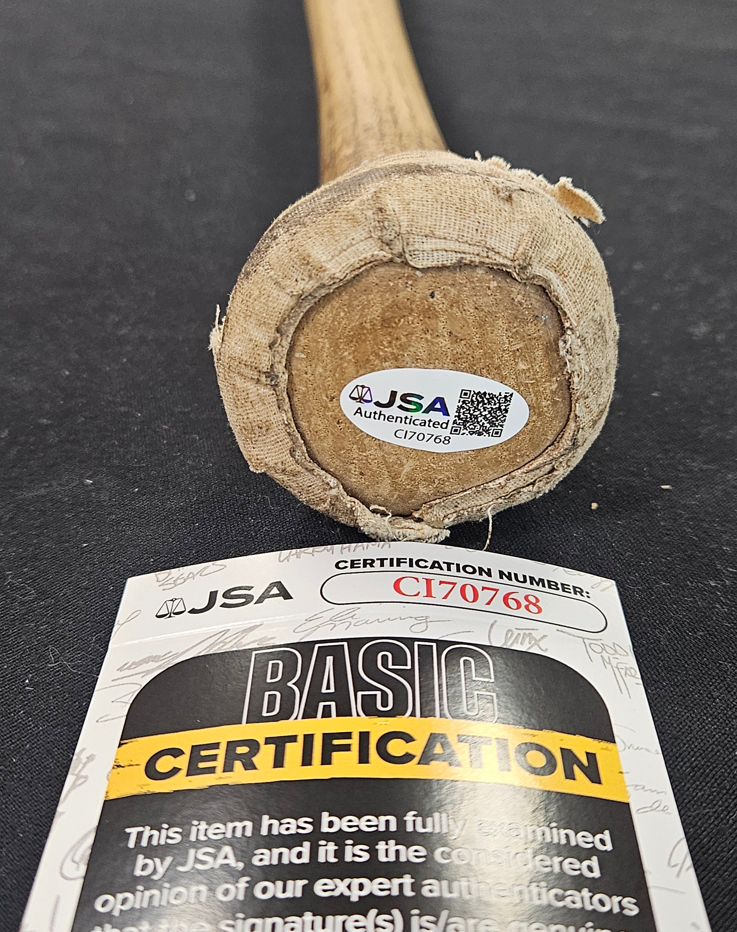 Jim Bouton Signed Autographed Louisville Slugger Baseball Bat JSA Authentic